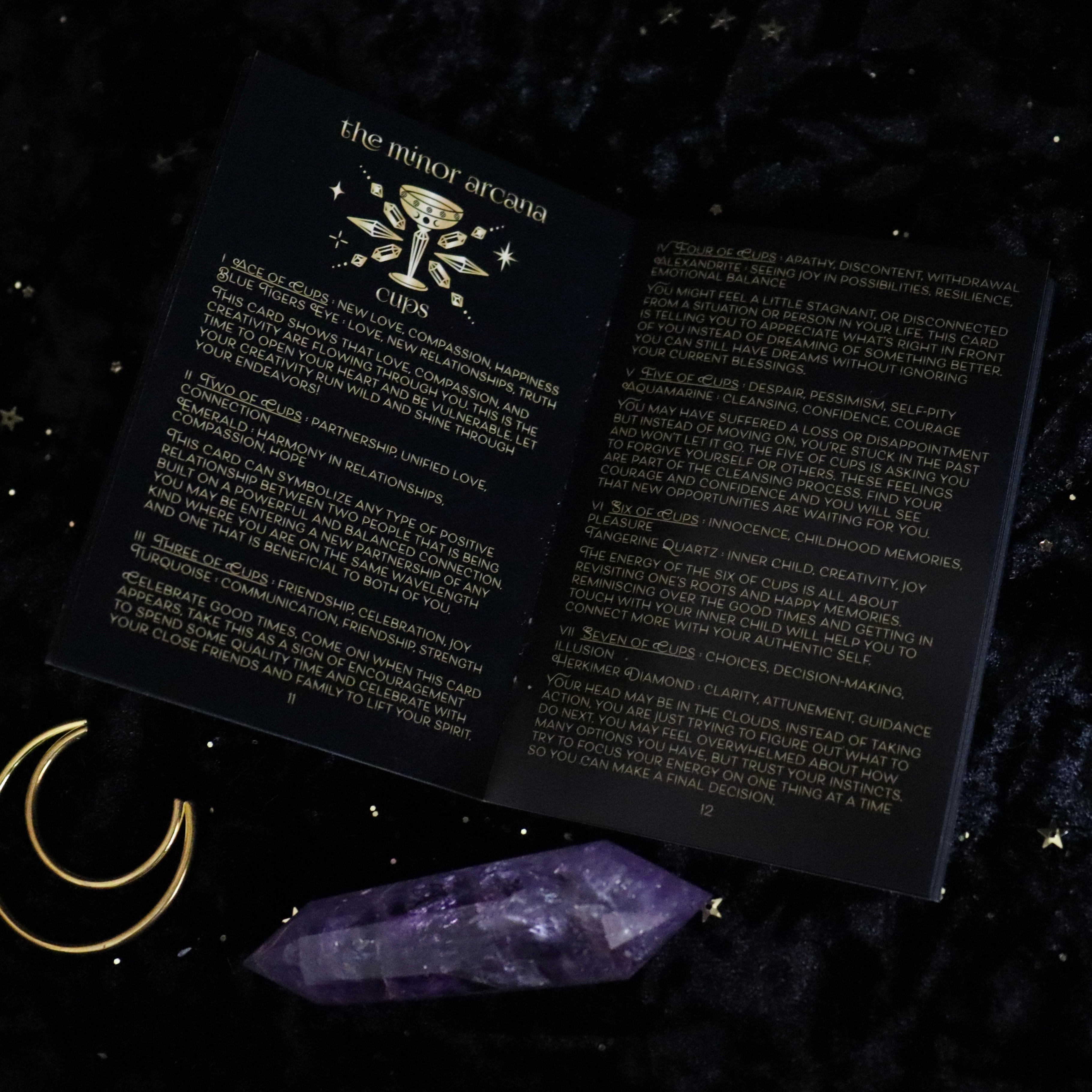 GOLD Crystalstruck Tarot© Card Deck