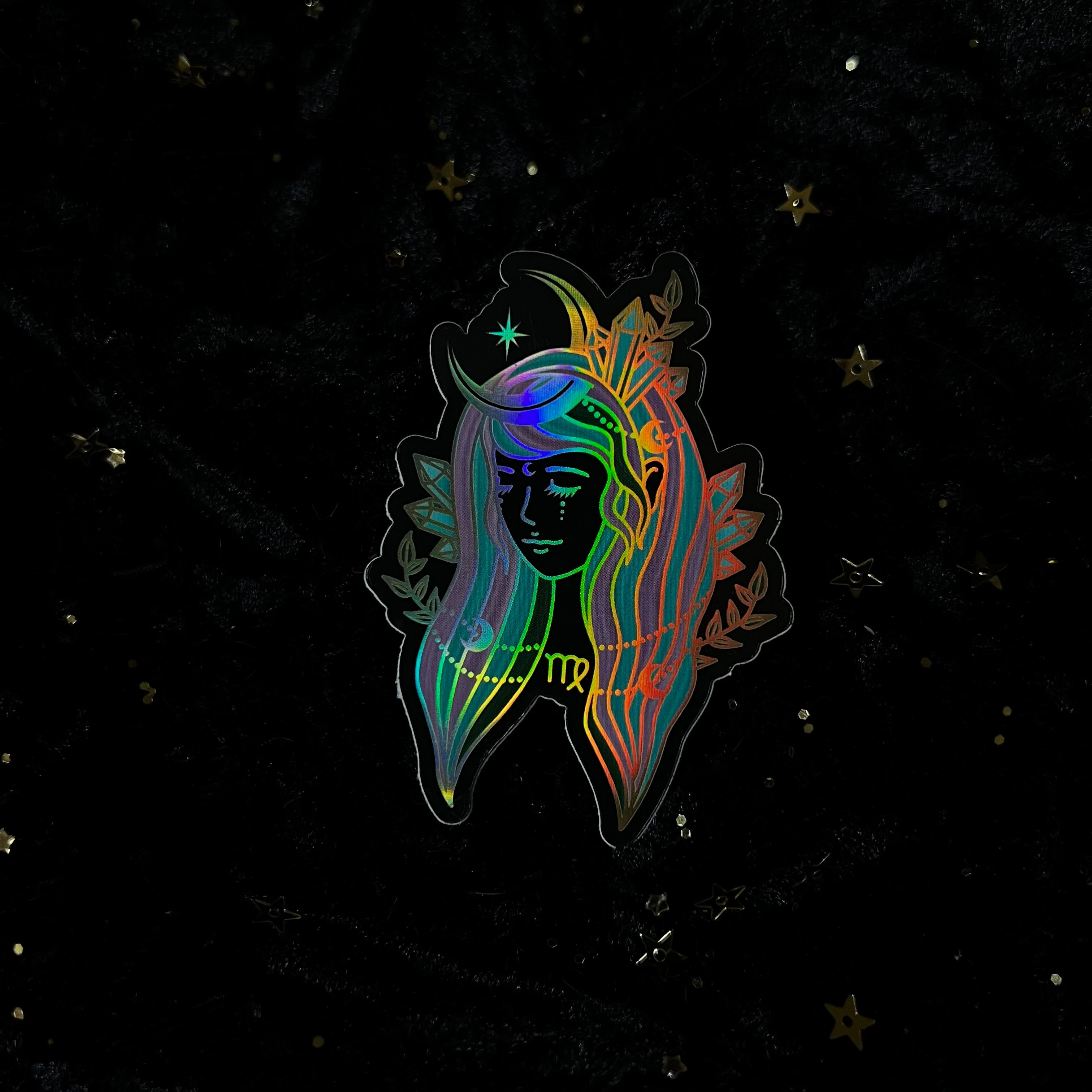 crystals for the zodiacs sticker