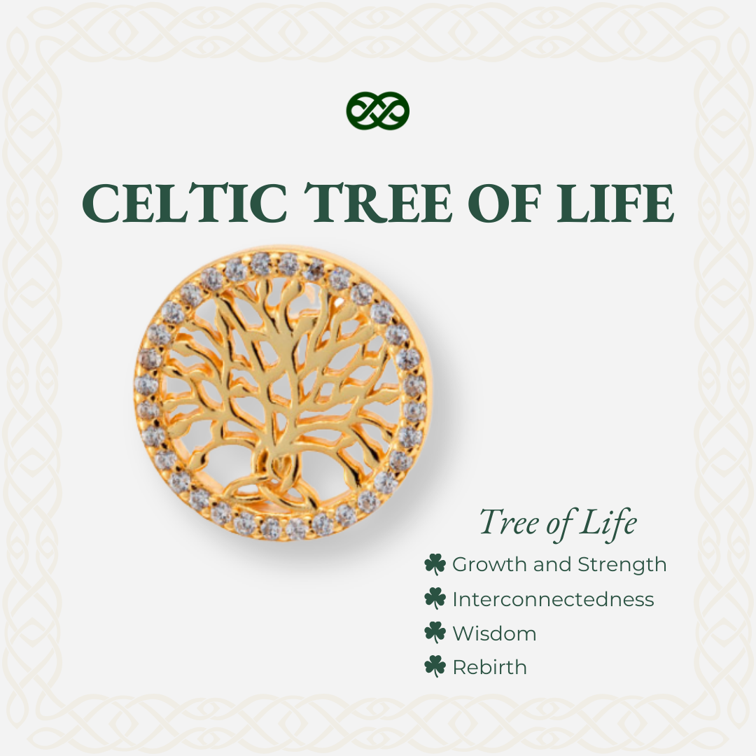 Celtic Tree of Life™ 18K Yellow Gold Diamond Ring