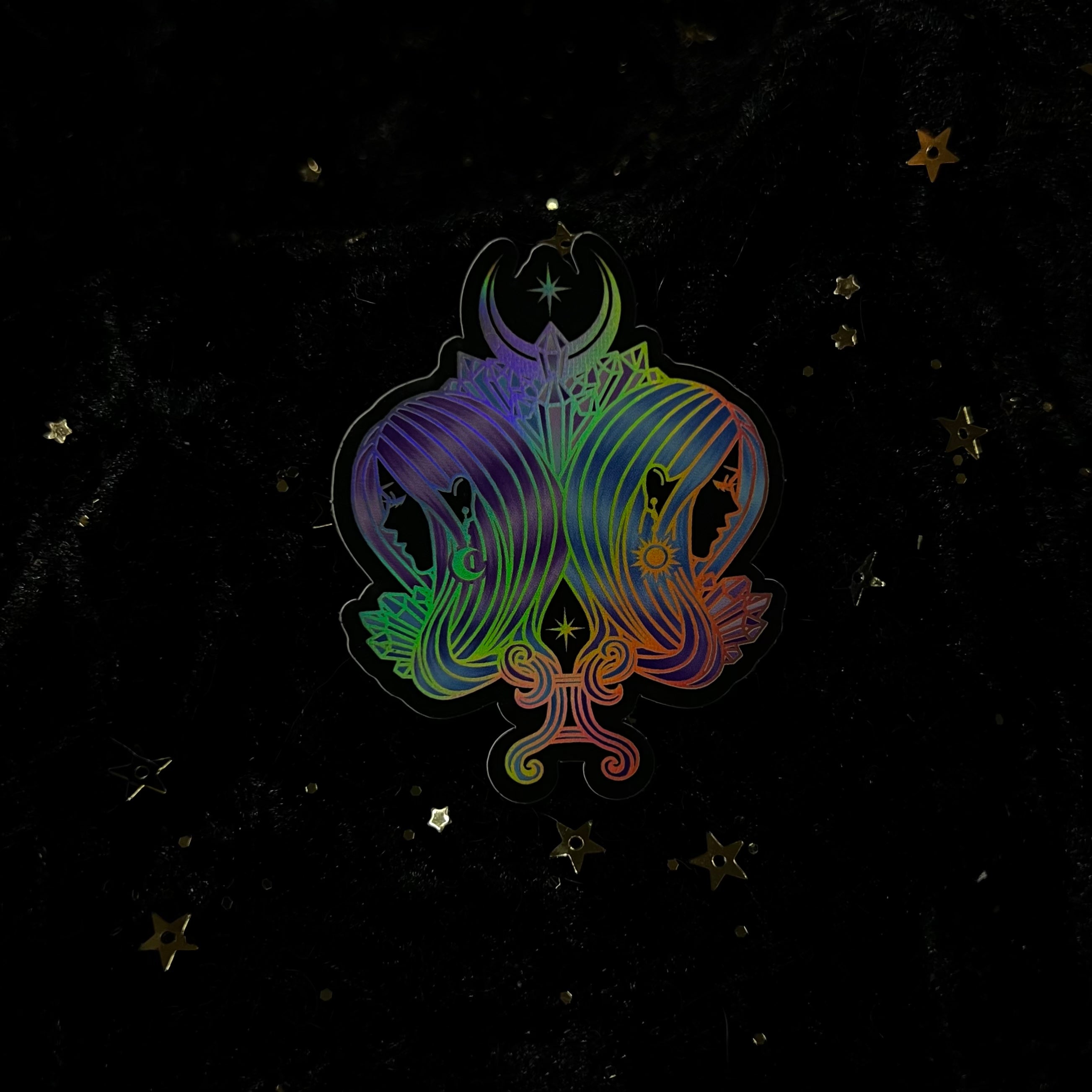 crystals for the zodiacs sticker