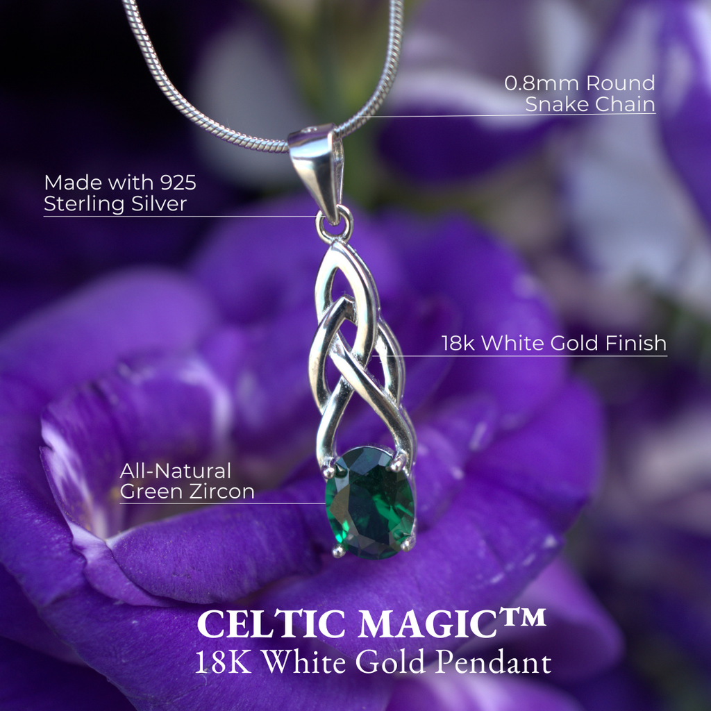 Celtic Magic™ 18K White Gold Pendant