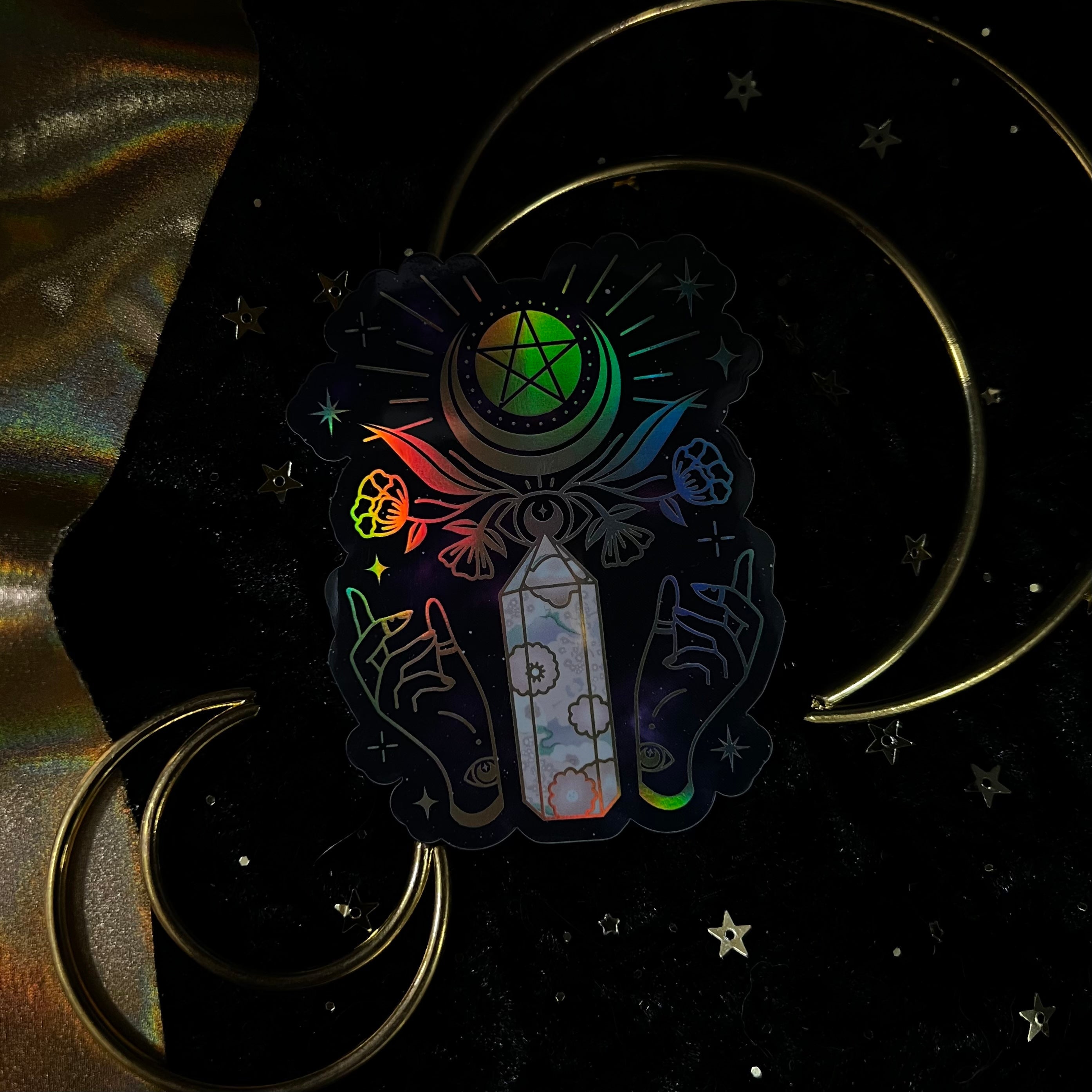 Crystalstruck Tarot© Holo Stickers