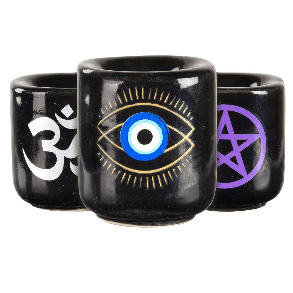 Mini Candle Holders with Design