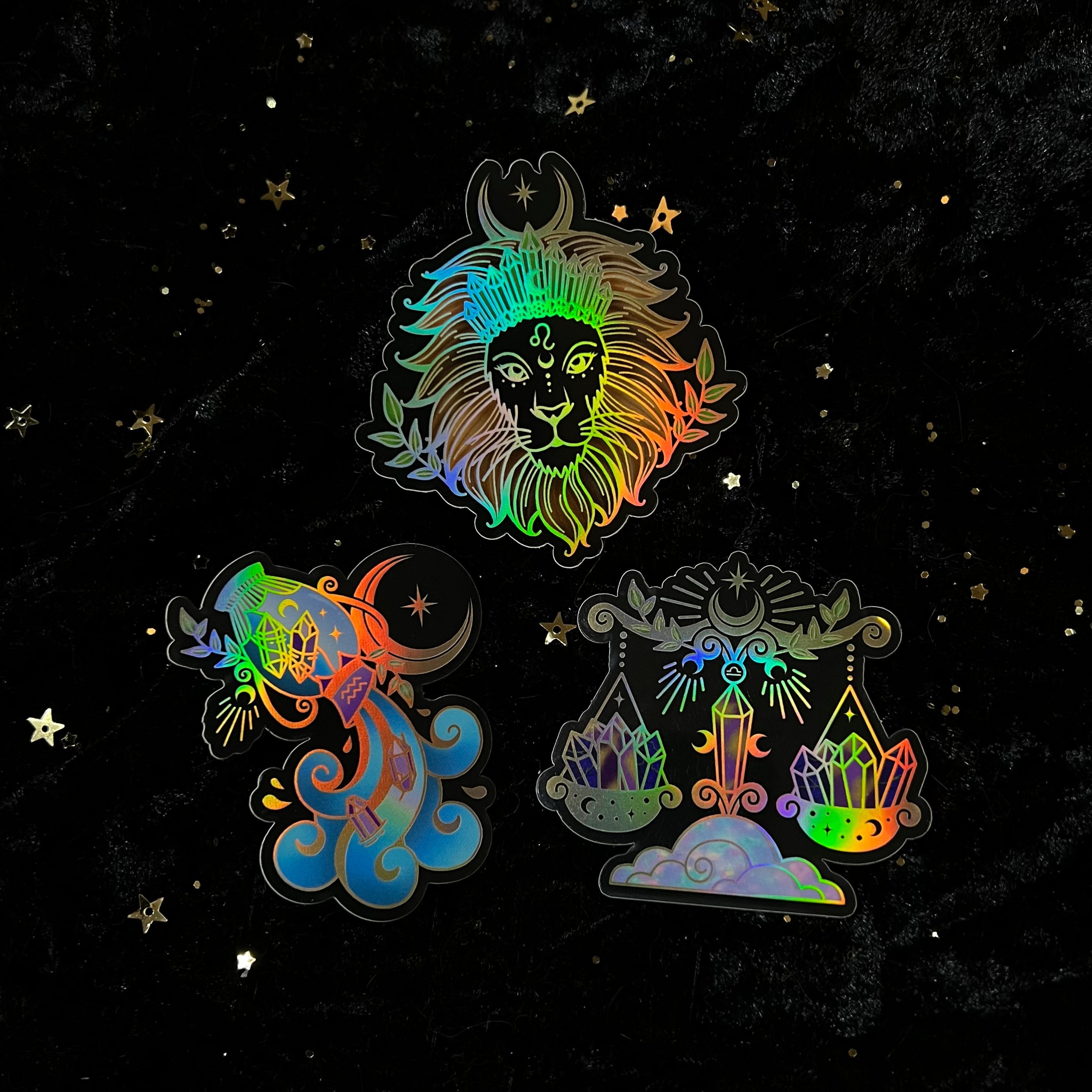 crystals for the zodiacs sticker