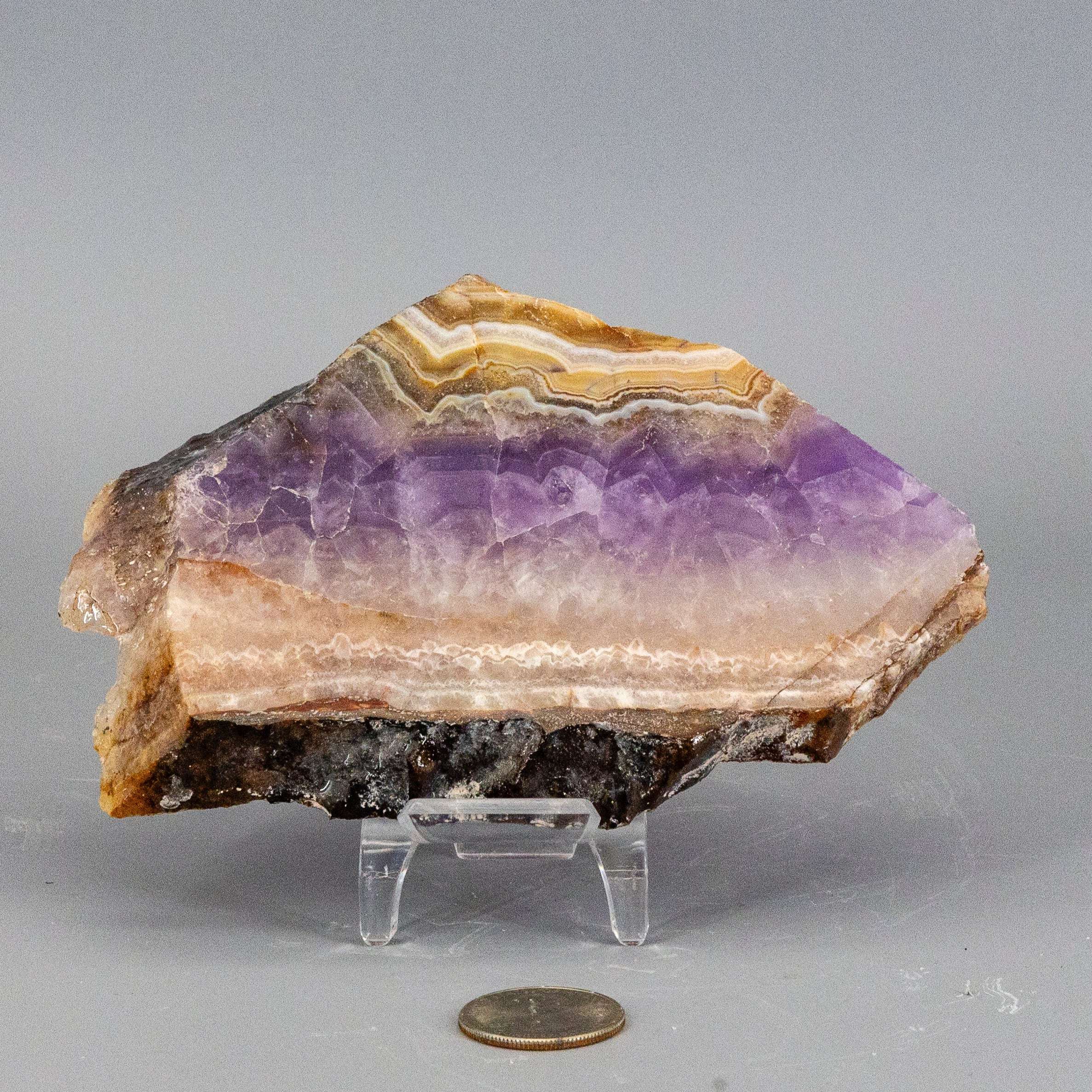 Amethyst "Laced" Agate Crystal Slabs