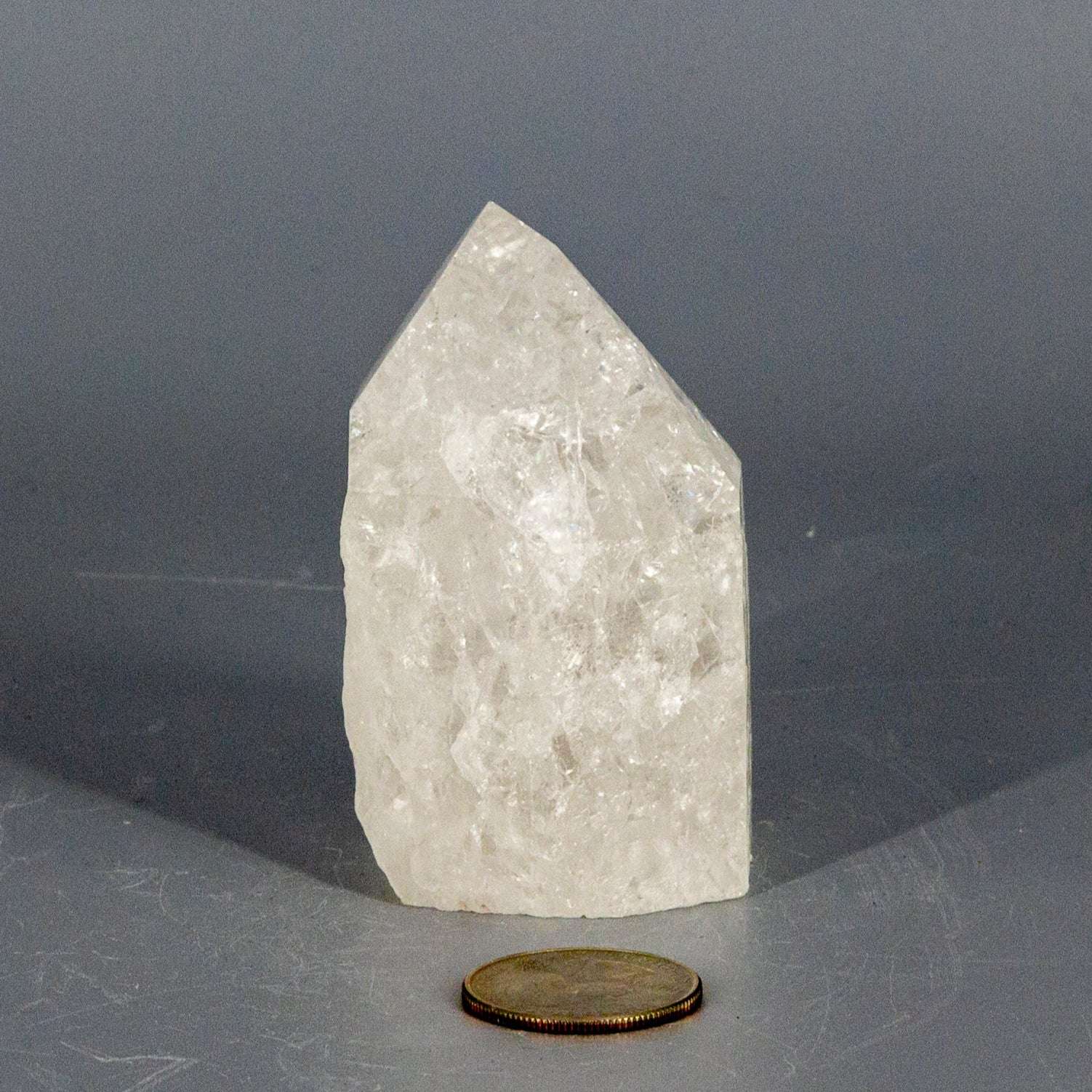 Crackle Quartz Point 234g 2.75 Inch Master Healer