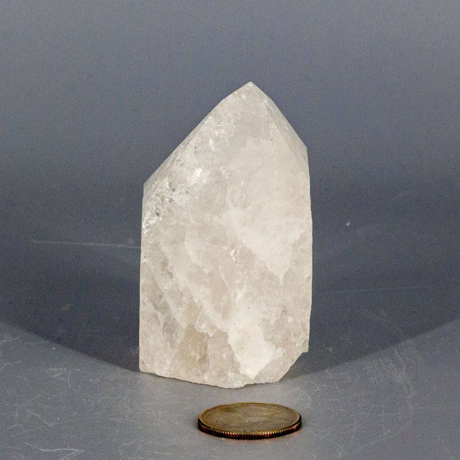 Crackle Quartz Point 234g 2.75 Inch Master Healer