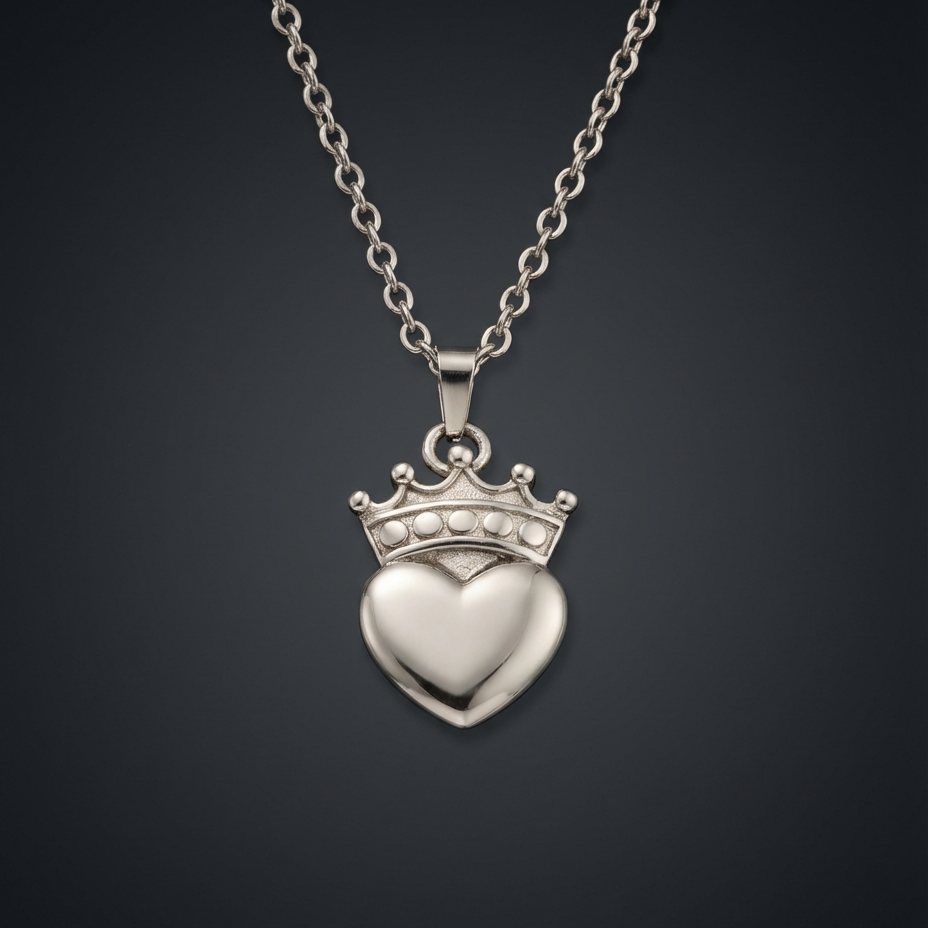 Everyday Claddagh | Stainless Steel Necklace