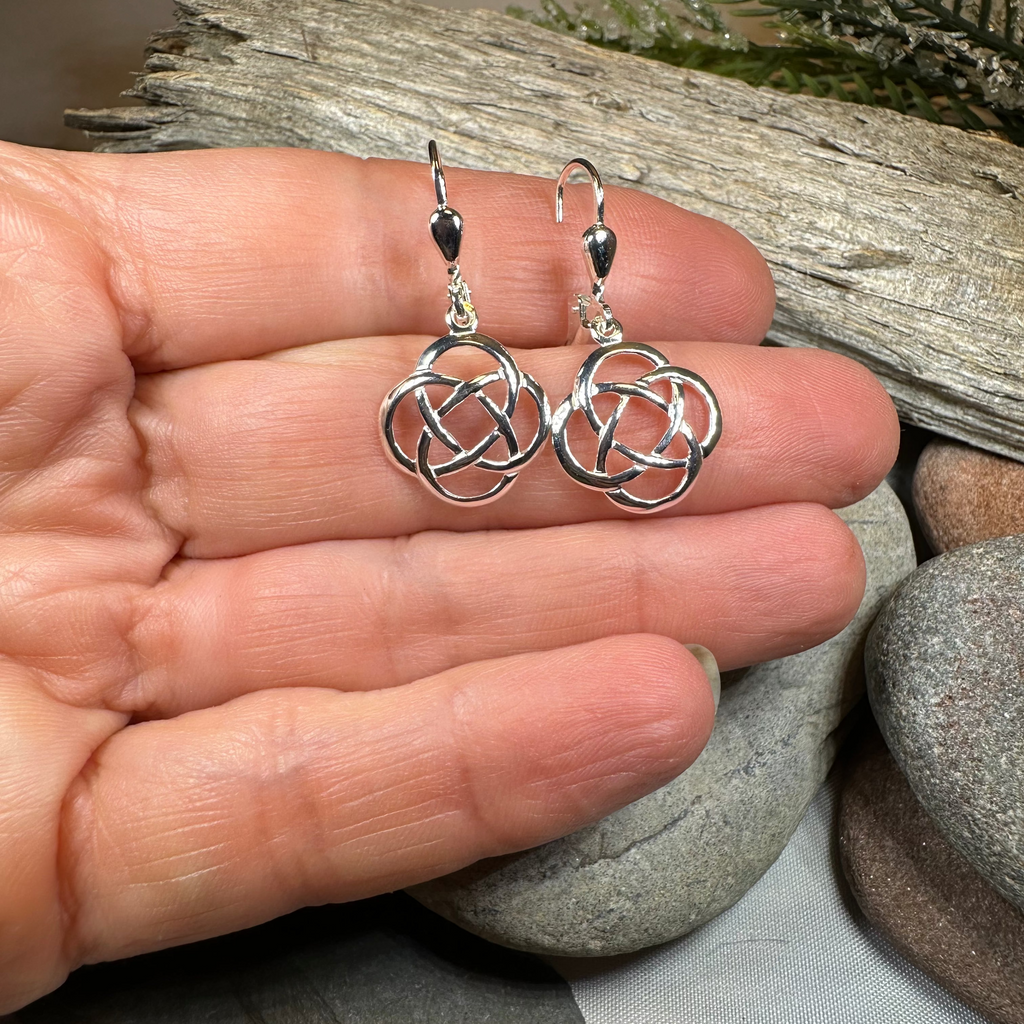 Celtic Dara Knot Earrings - Made in Ireland
