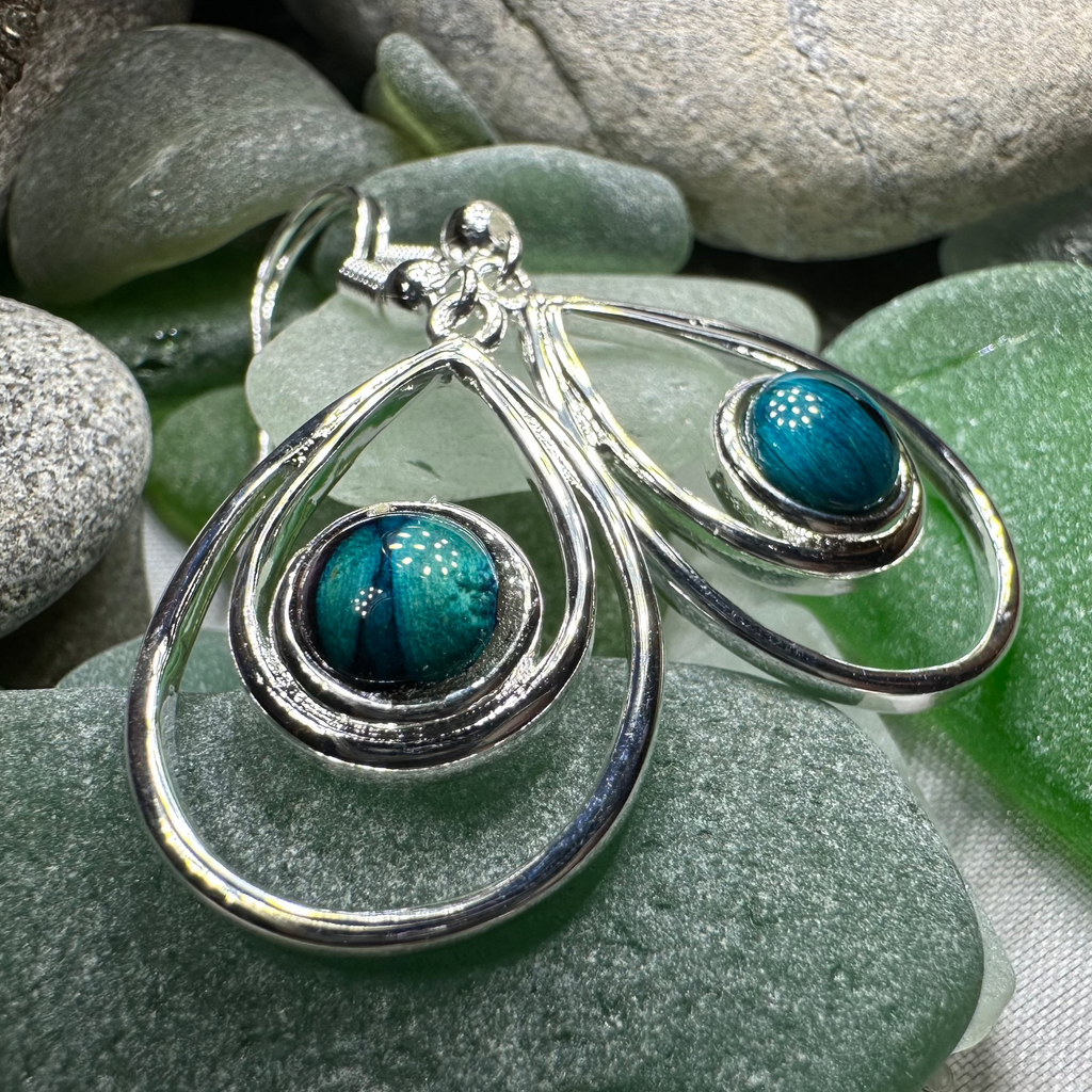 Heathergems Scottish Celtic Drop Earrings