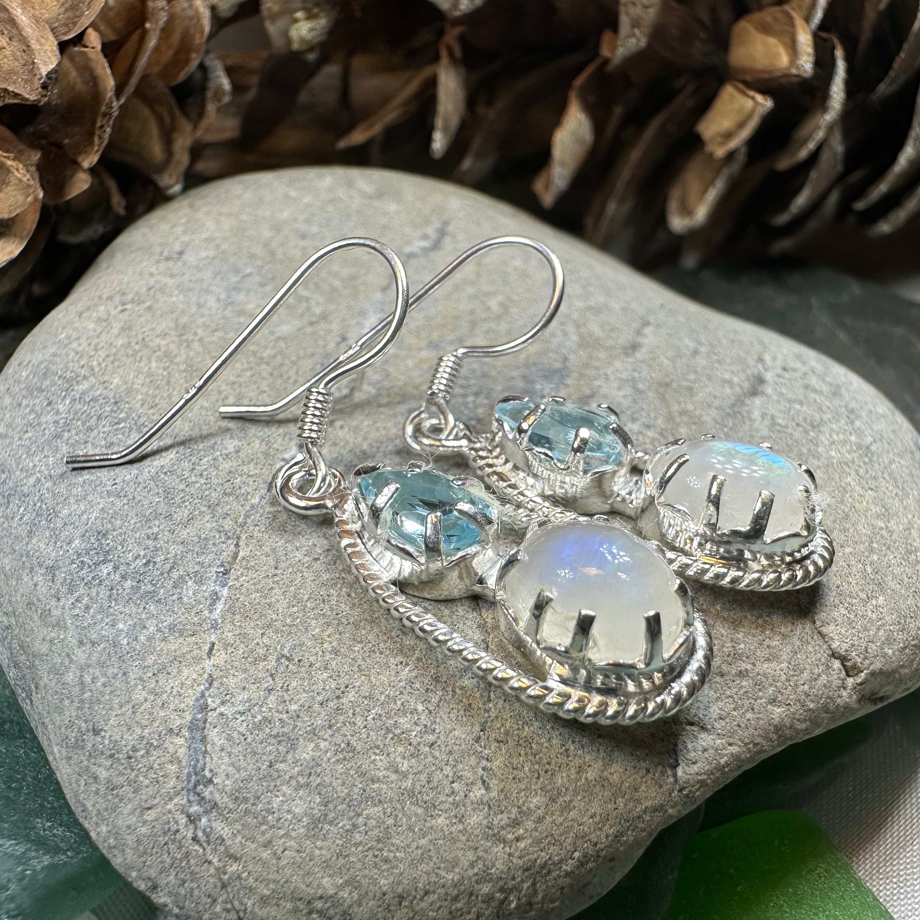 Diana Moonstone Earrings
