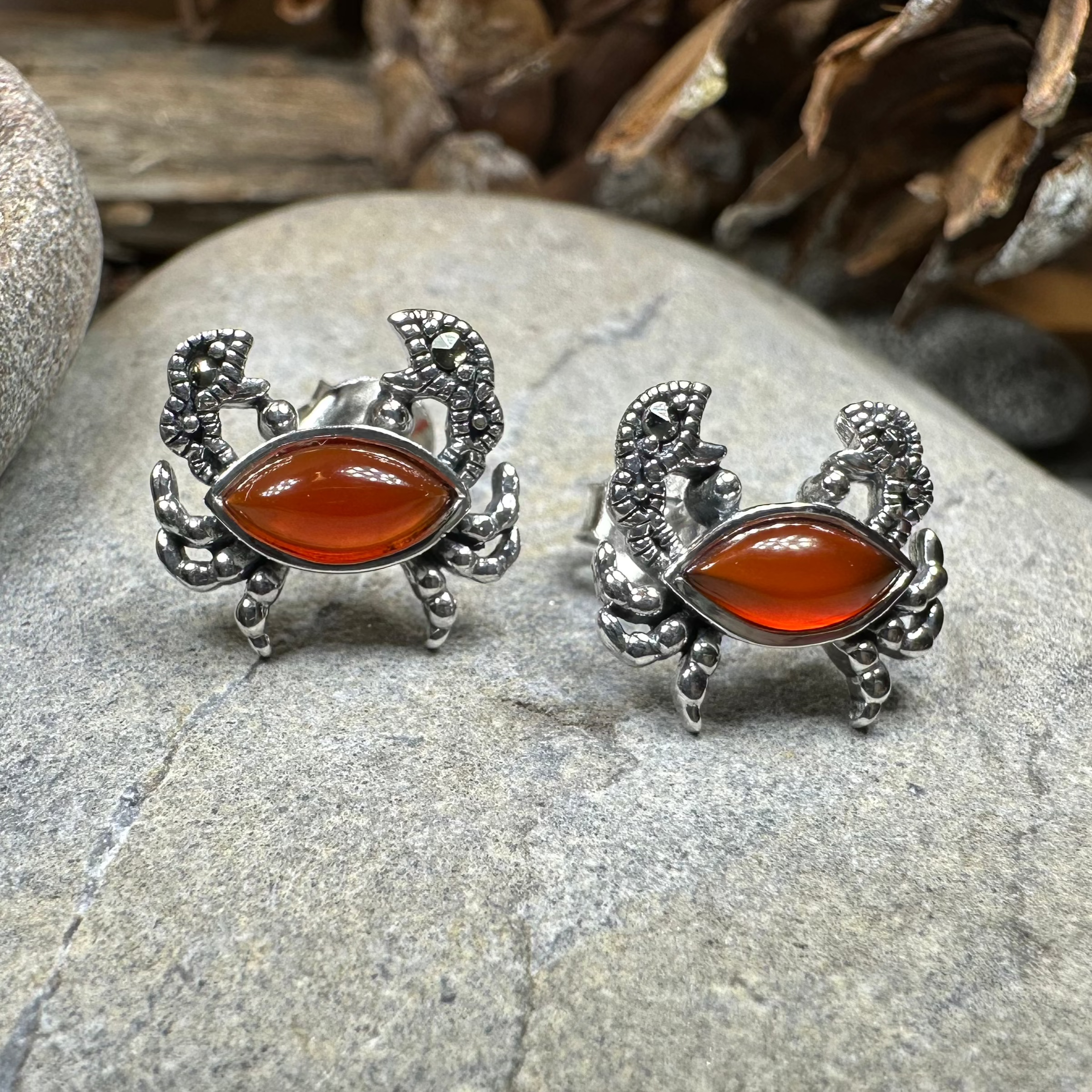 Carrie Crab Stud Earrings