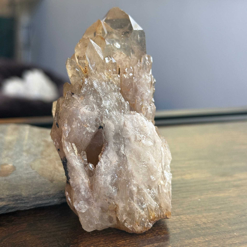 Kundalini Citrine Cluster with Mystic Cave ✨🔮