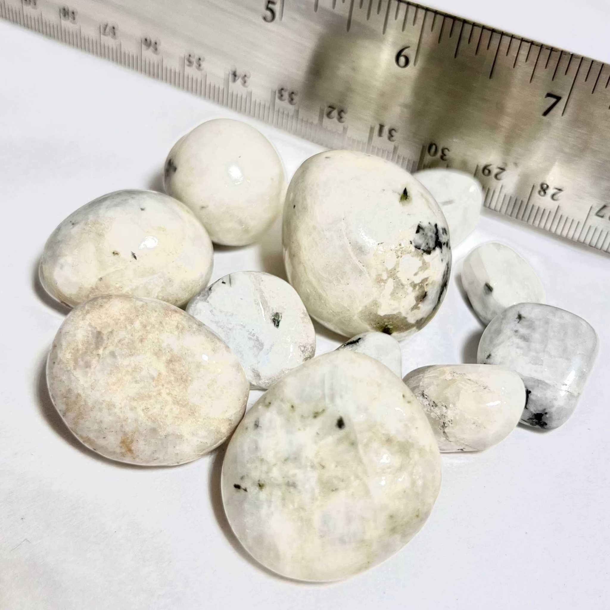 Rainbow Moonstone Tumbled Stone