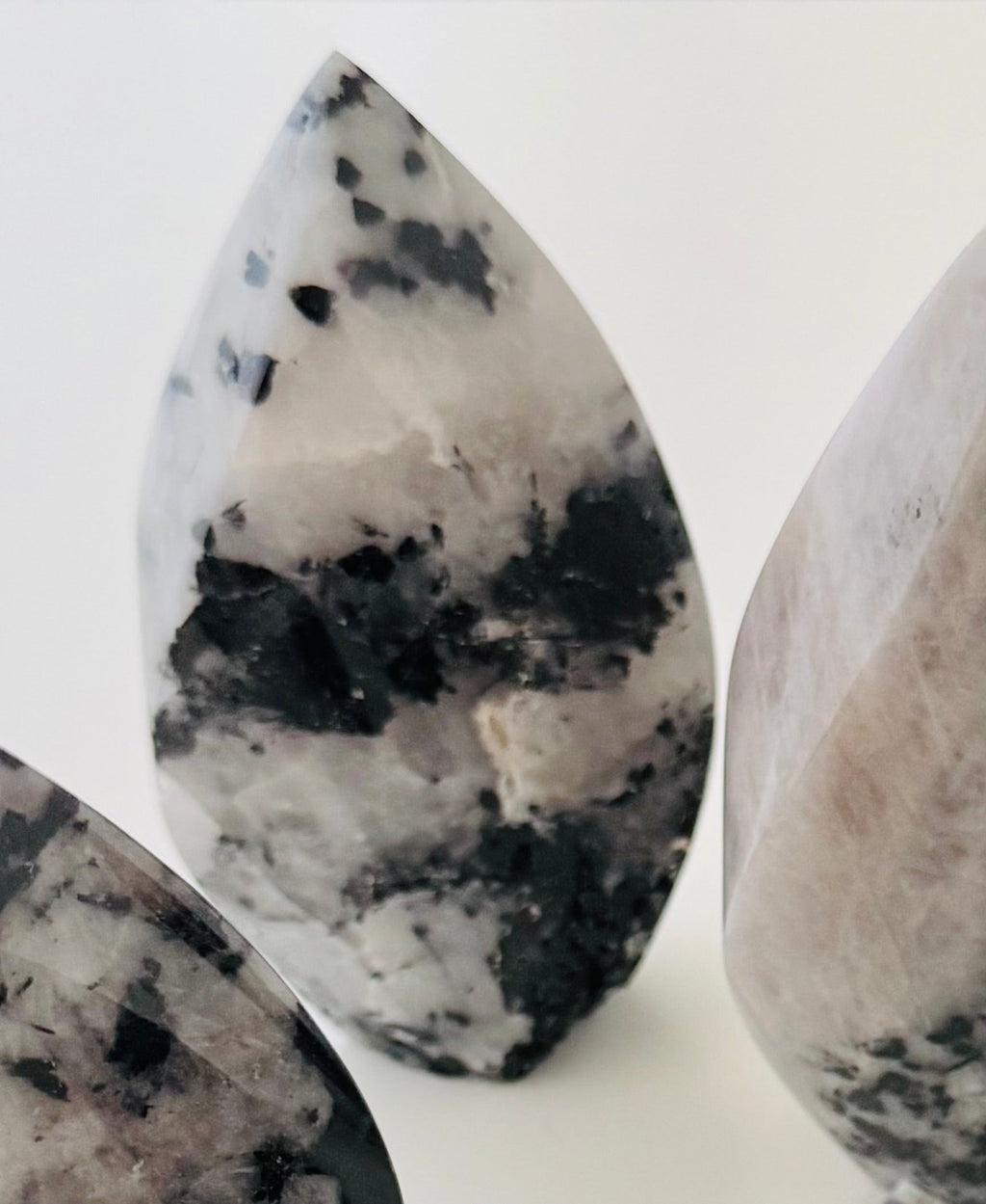 Black Tourmaline in Quartz Flame