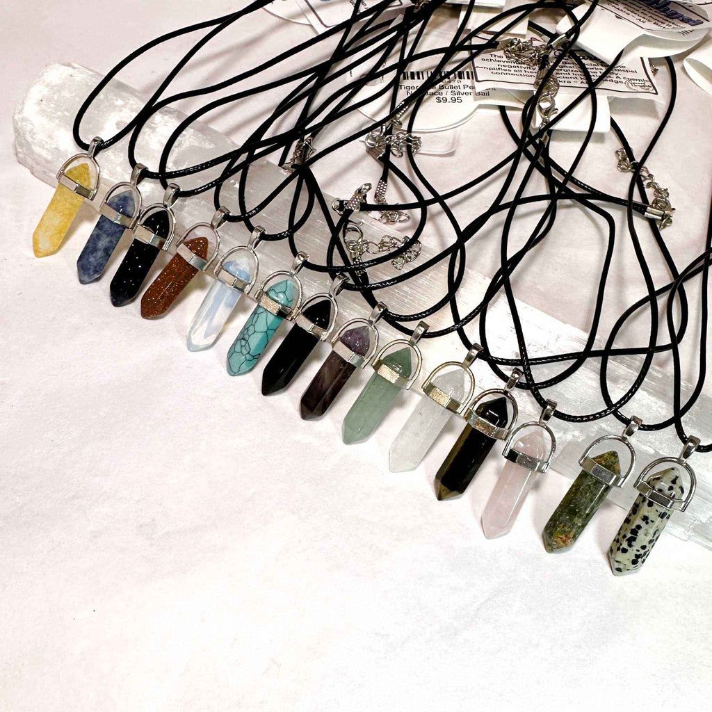Quartz Bullet Point Necklace