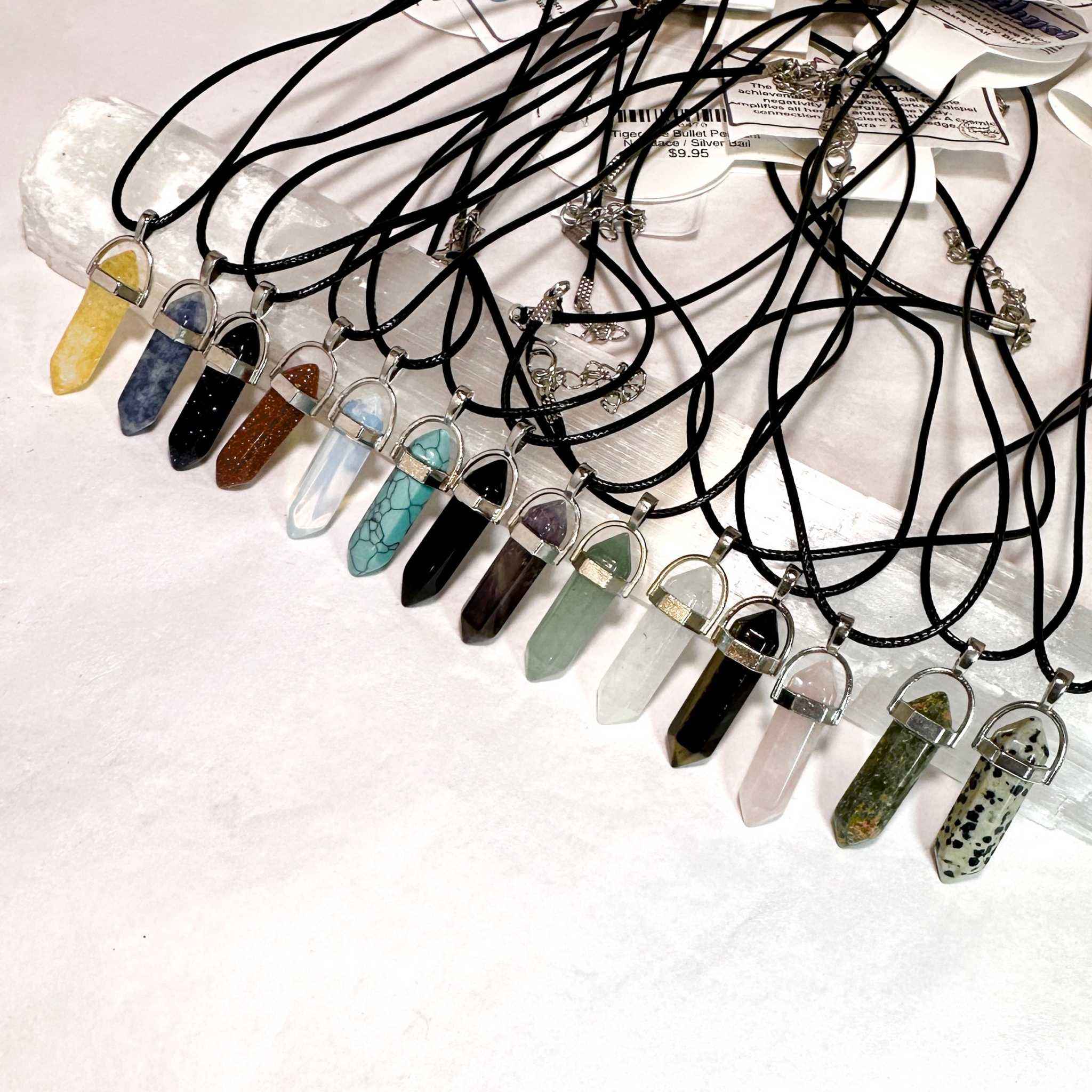 Quartz Bullet Point Necklace