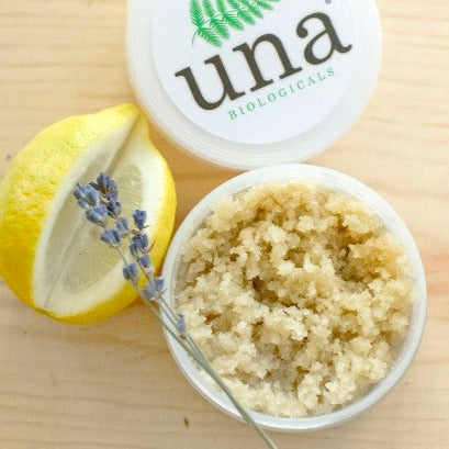 Lemongrass Lavender Sugar Scrub | Natural Bath | Una Biologicals