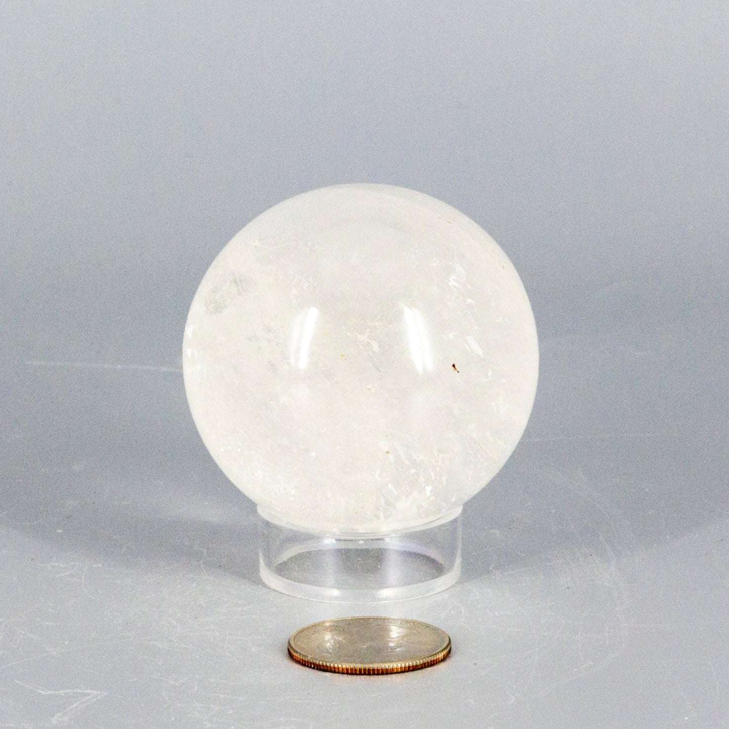 Natural Quartz Sphere Master Healer 53-55mm