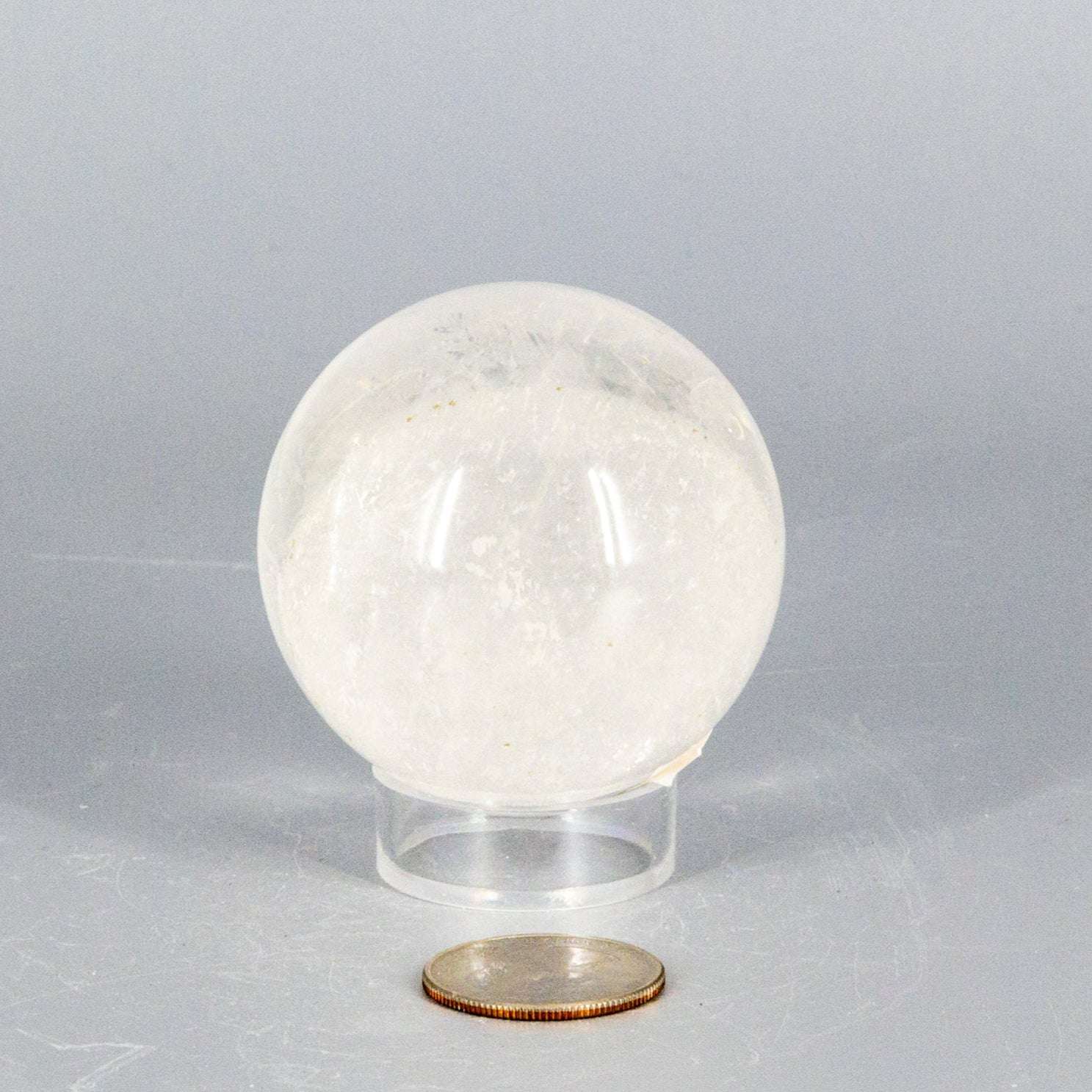Natural Quartz Sphere Master Healer 53-55mm