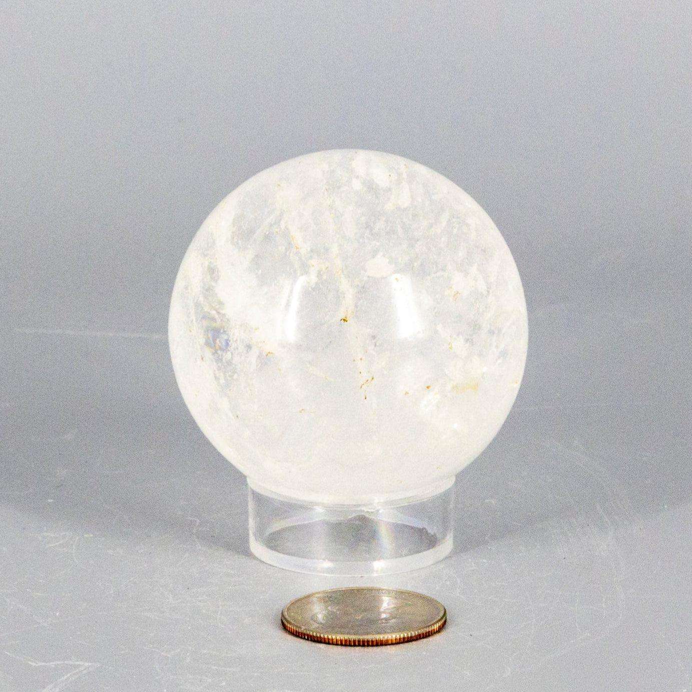 Natural Quartz Sphere Master Healer 53-55mm
