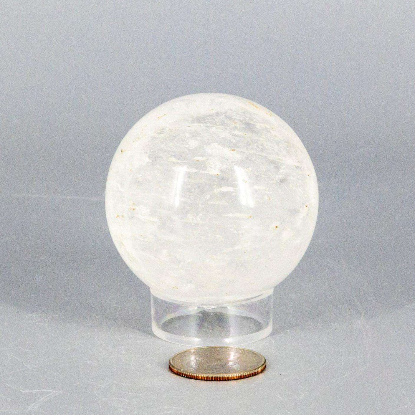Natural Quartz Sphere Master Healer 53-55mm