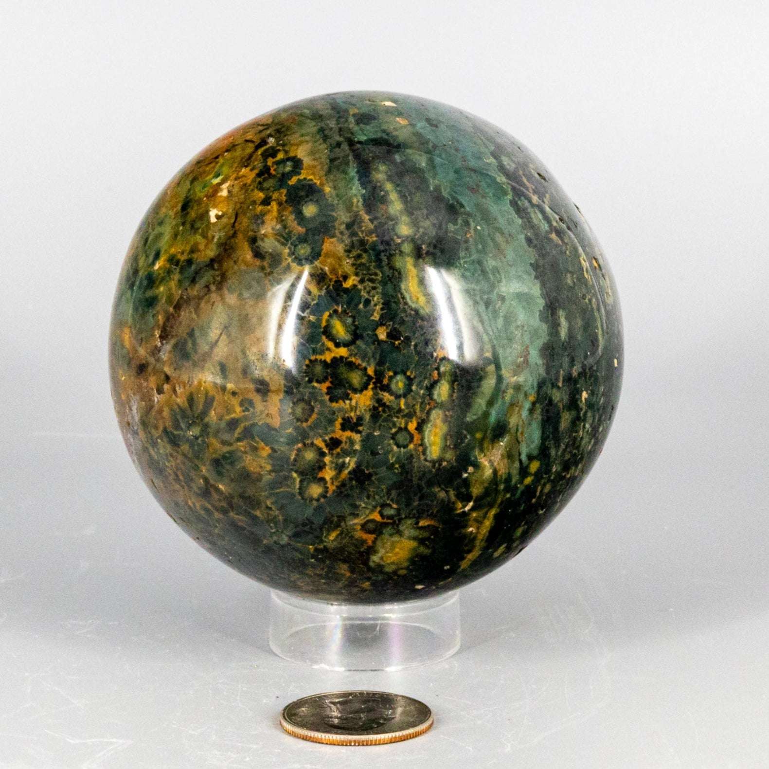 Ocean Jasper Sphere - 85mm (820g)