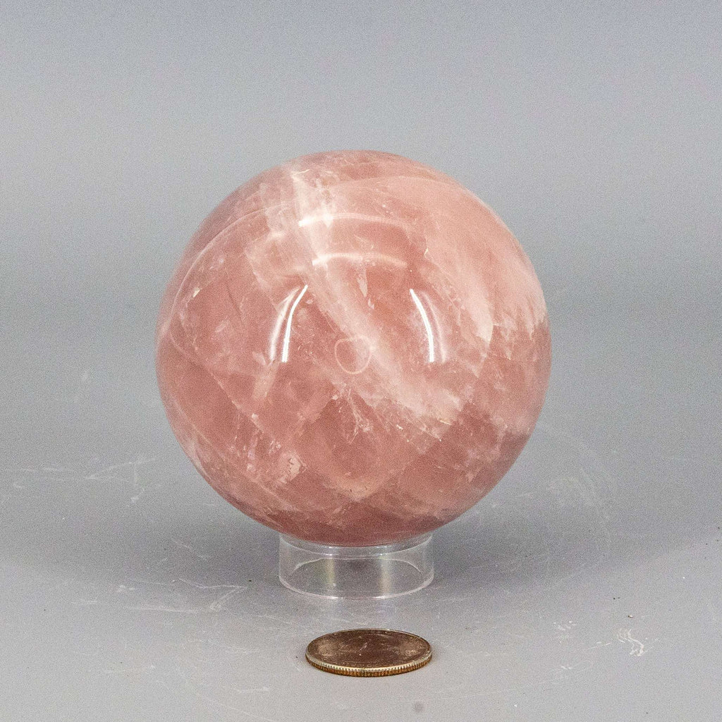 Rose Quartz XL Sphere - 80mm (712g)