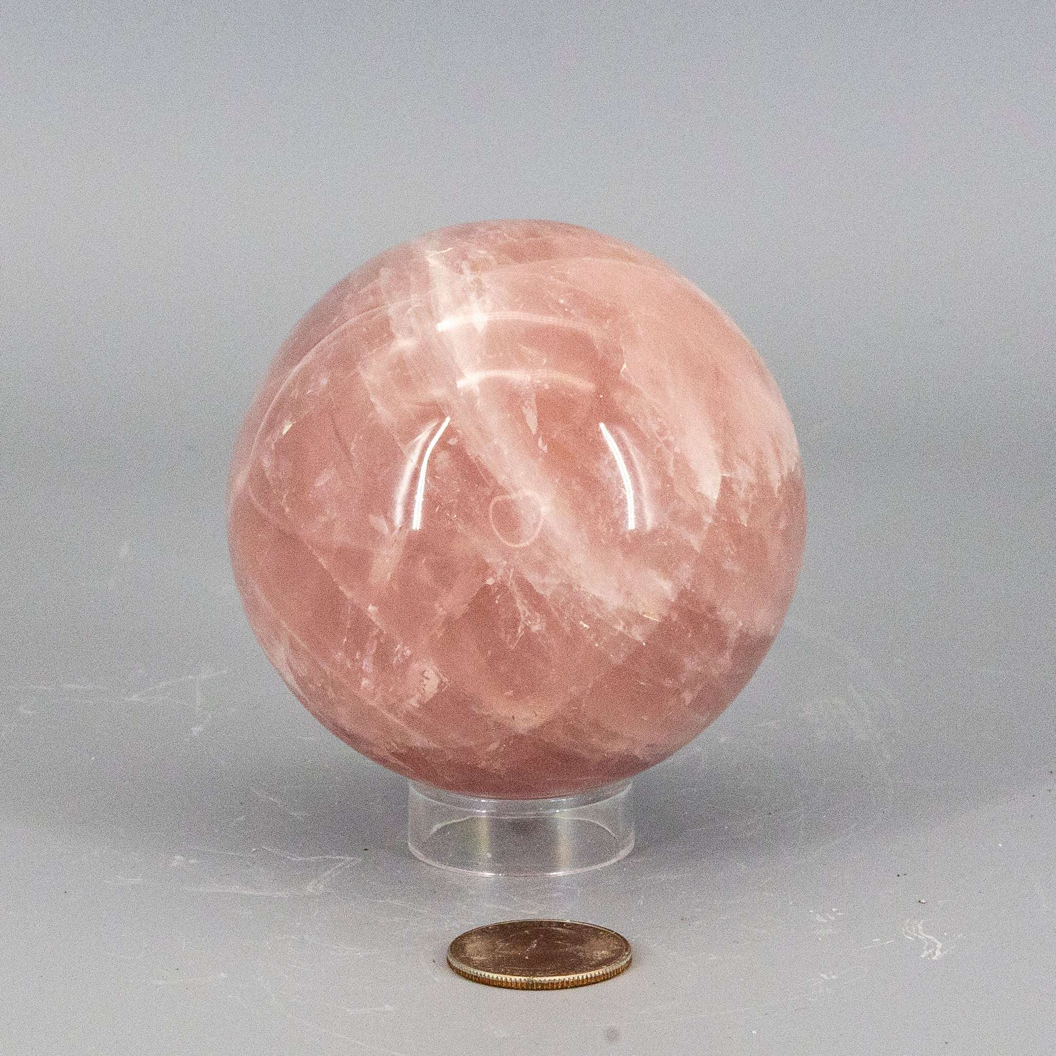 Rose Quartz XL Sphere - 80mm (712g)