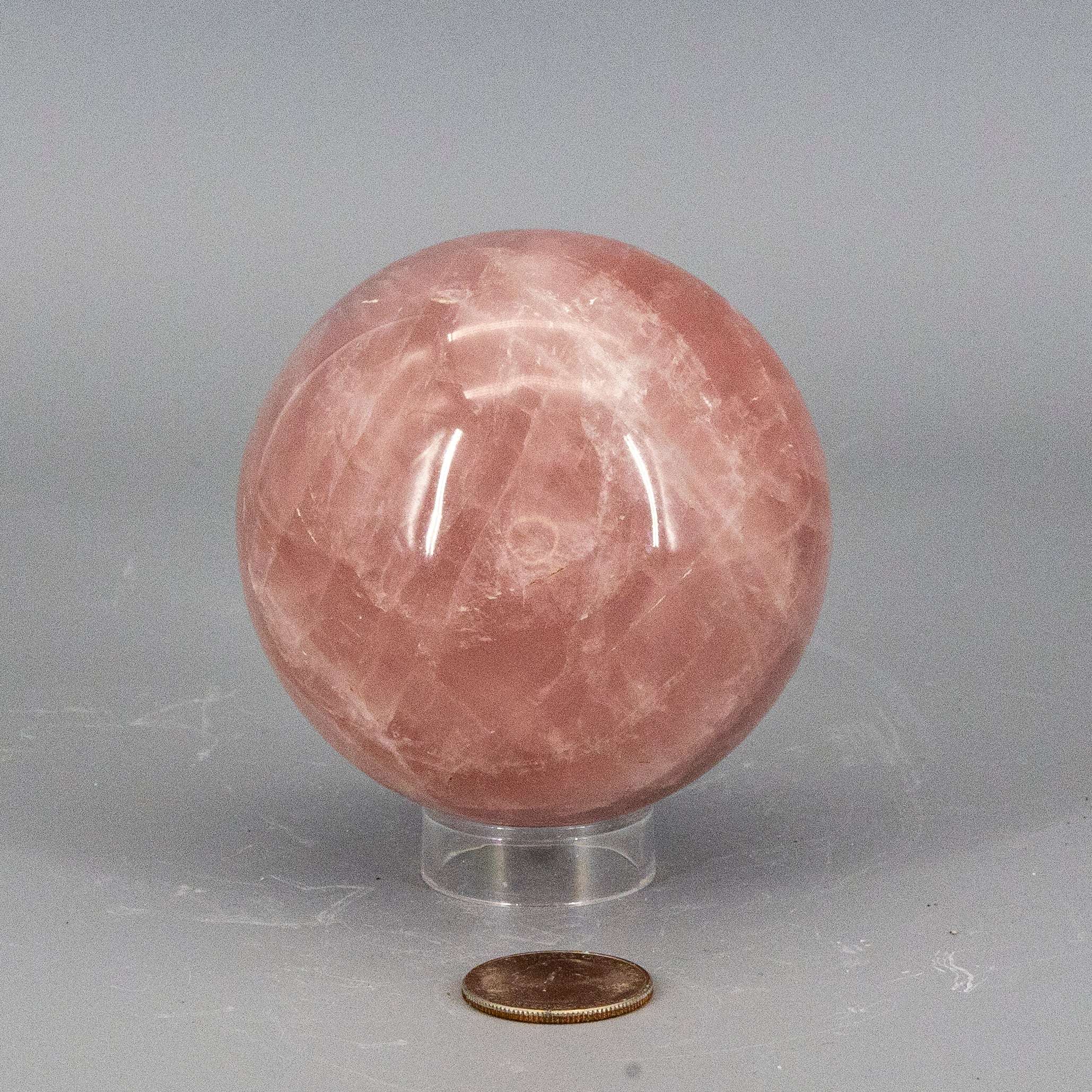 Rose Quartz XL Sphere - 80mm (712g)