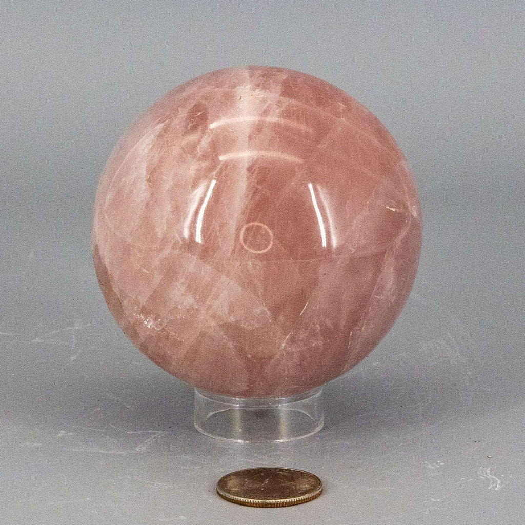 Rose Quartz XL Sphere - 80mm (712g)