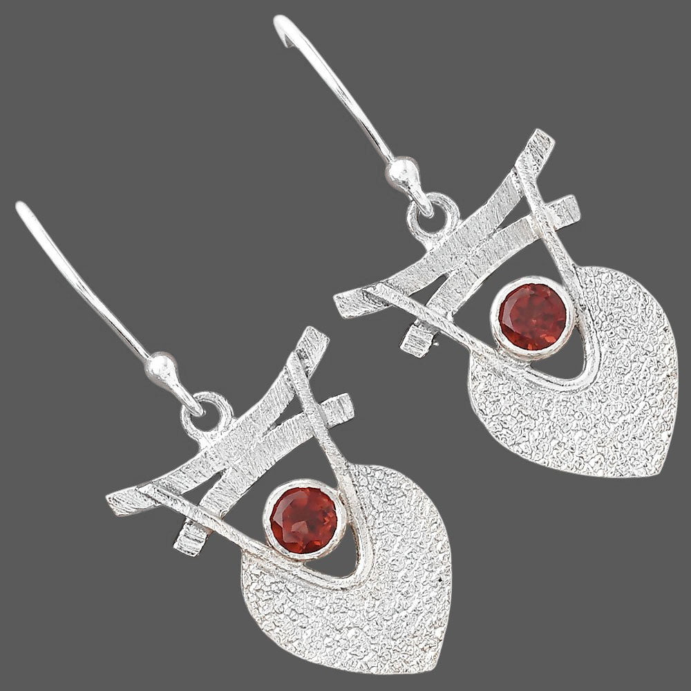 Natural Hessonite Garnet Madagascar Earrings E-1159 SDE88360