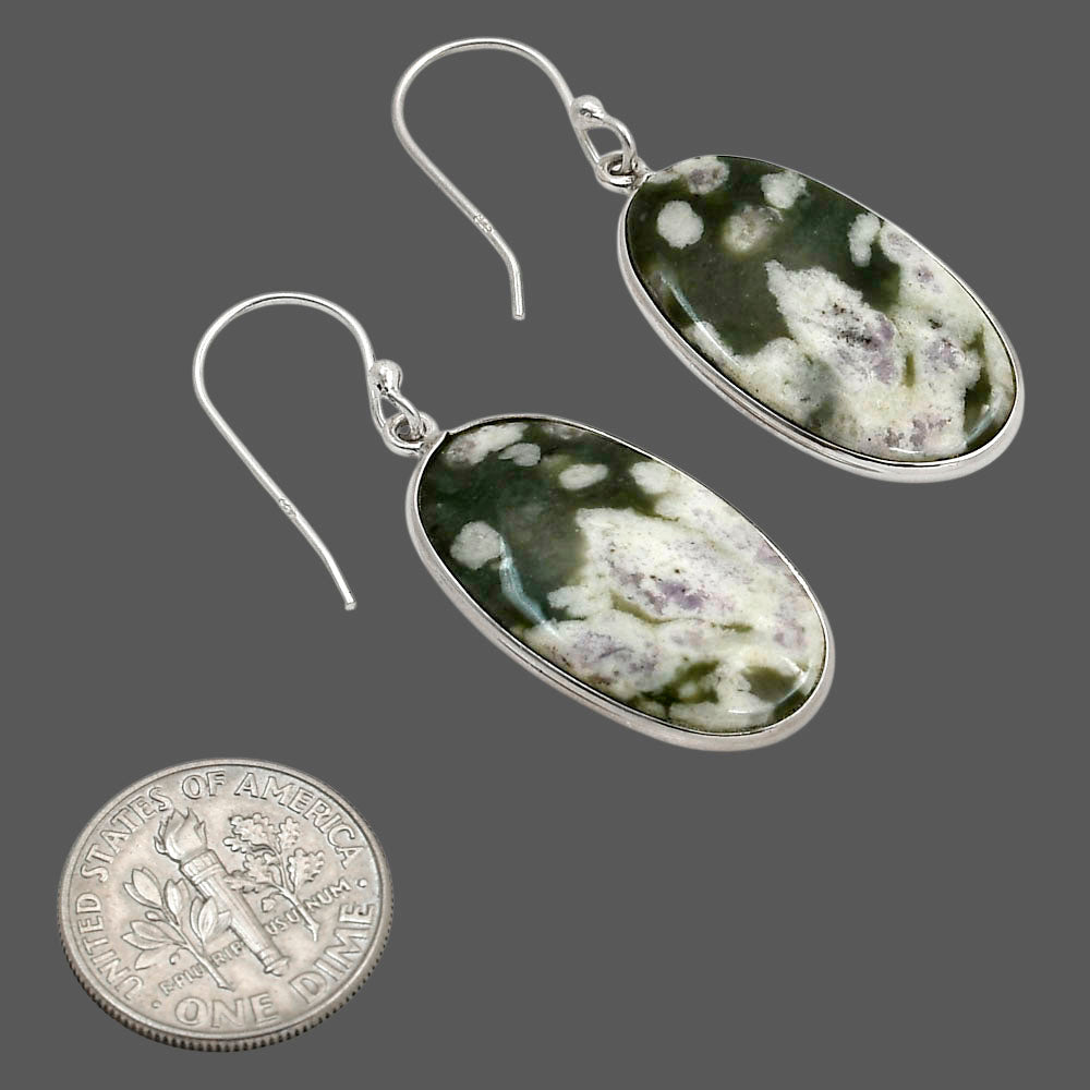 Peace Jade Earrings E-1001 SDE90362
