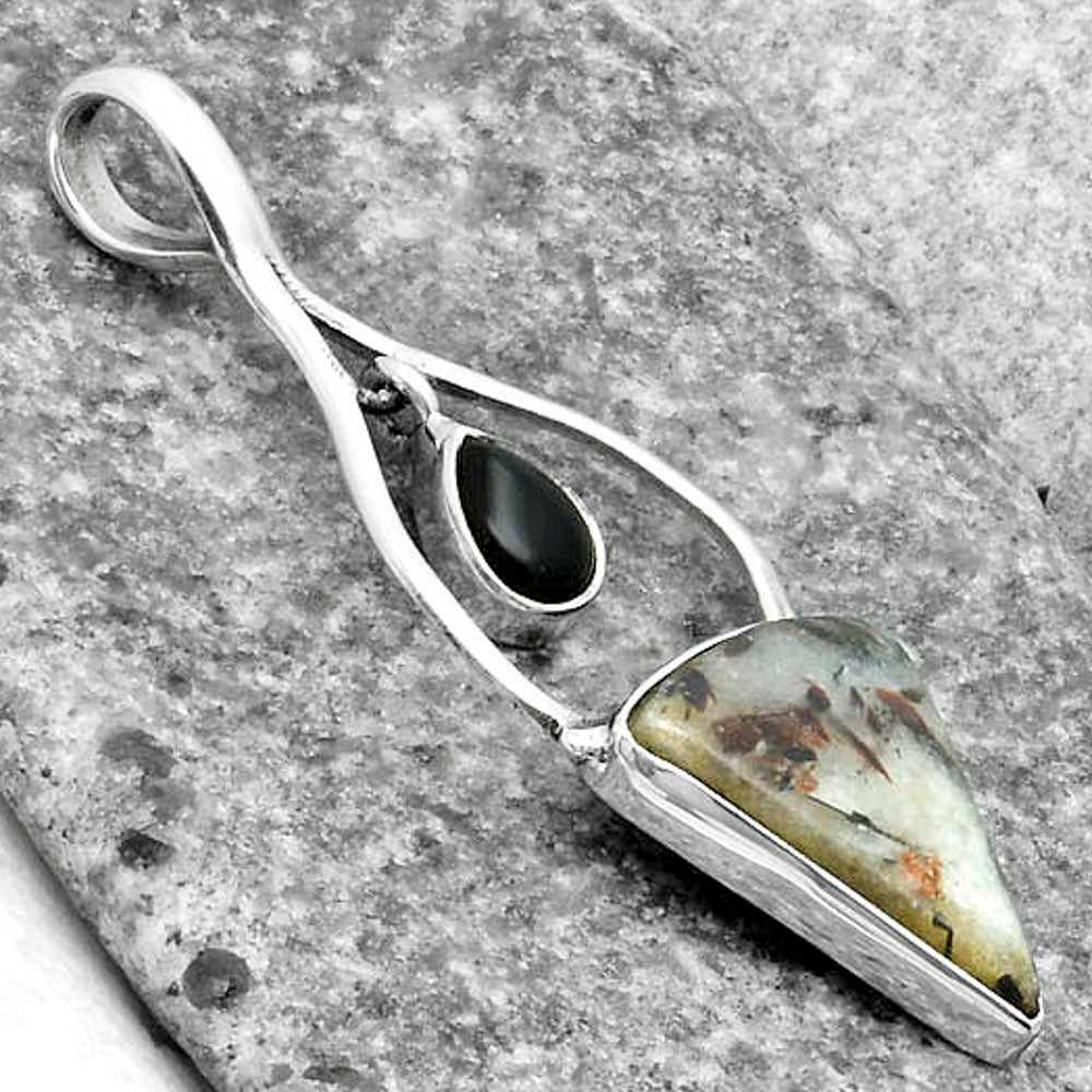 Astrophyllite - Russia & Black Onyx Pendant P-1648 SDP115879