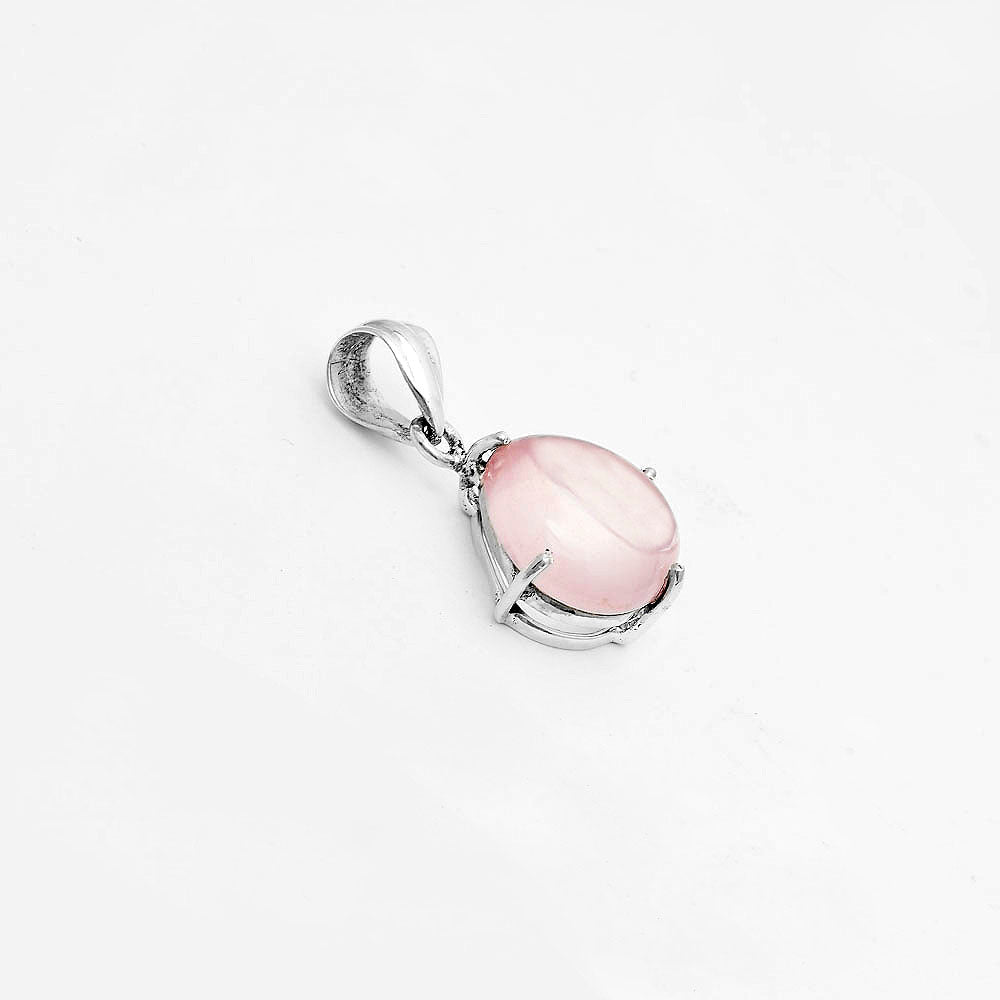 Natural Rose Quartz Cab - Madagascar Pendant P-1013 SDP123318