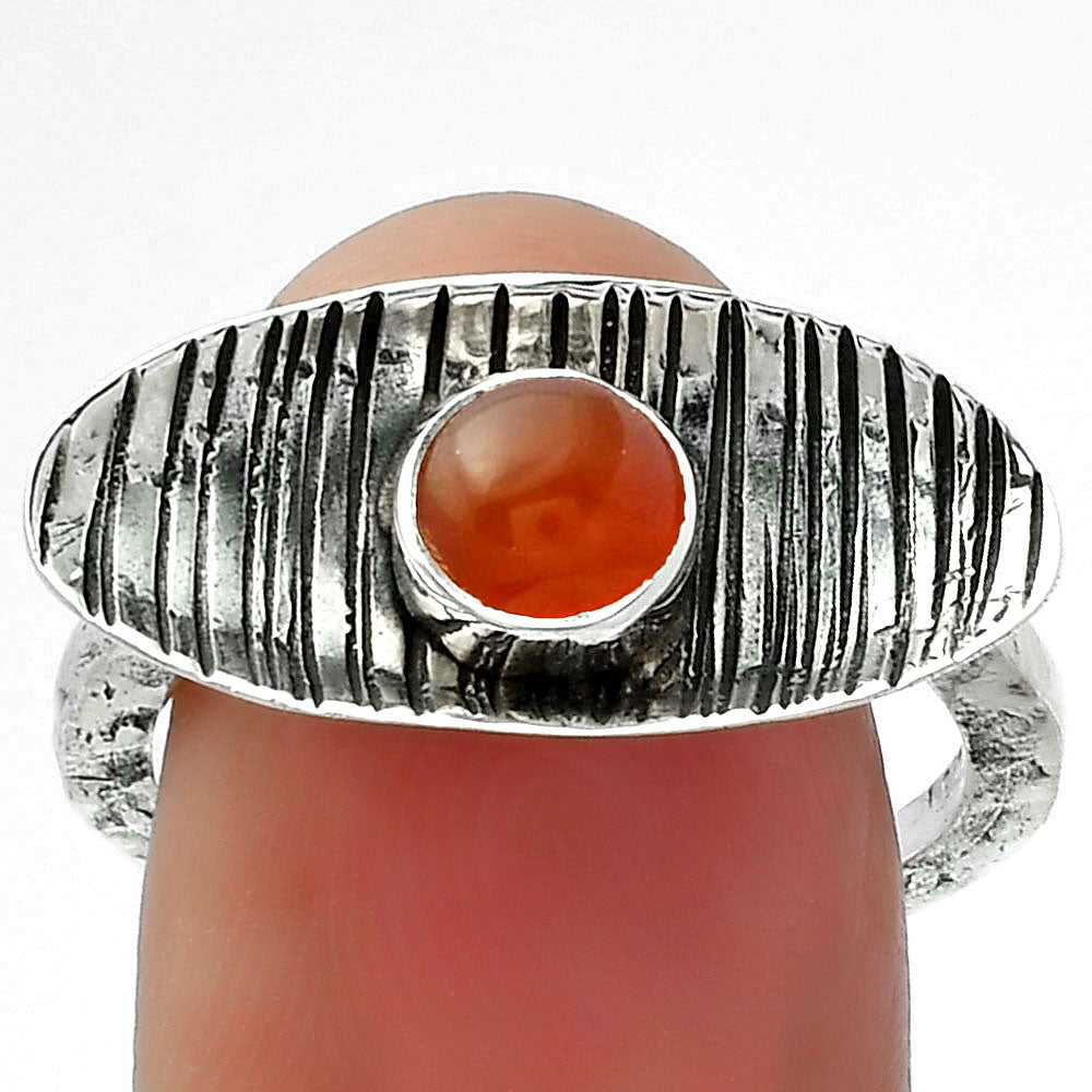 Natural Carnelian Ring size-8 R-1573 SDR156667