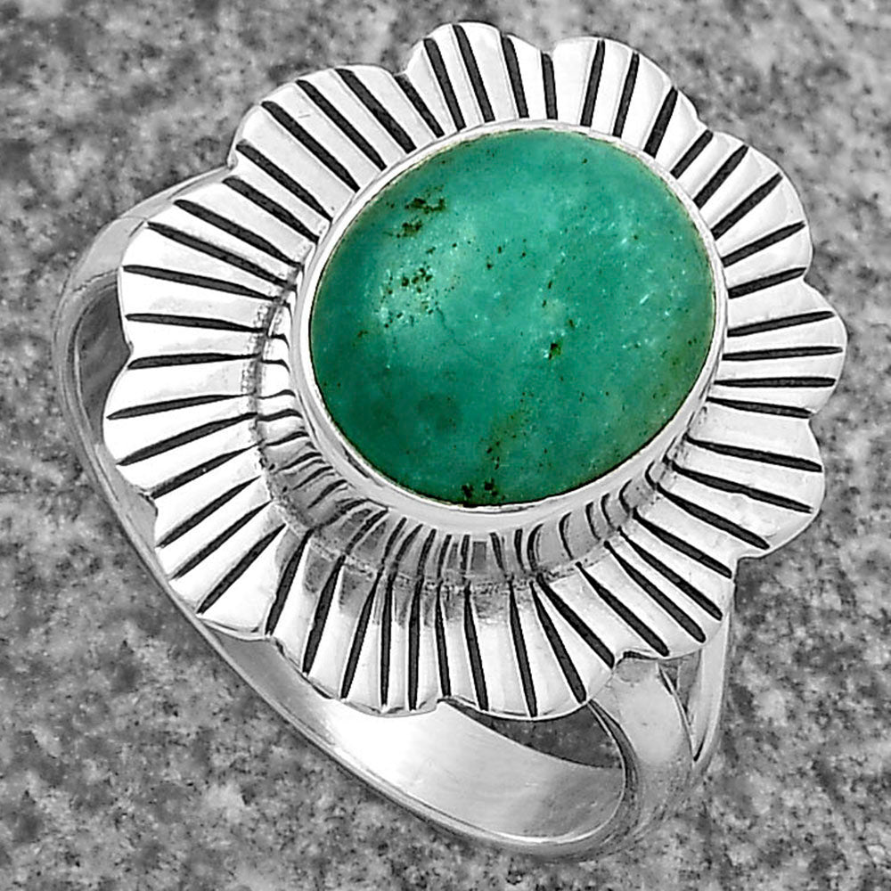 Natural Paraiba Amazonite Ring size-7 R-1086 SDR175600