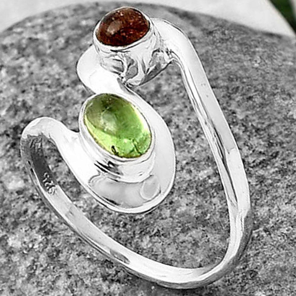 Natural Multi Tourmaline Ring size-6 R-1039 SDR211781
