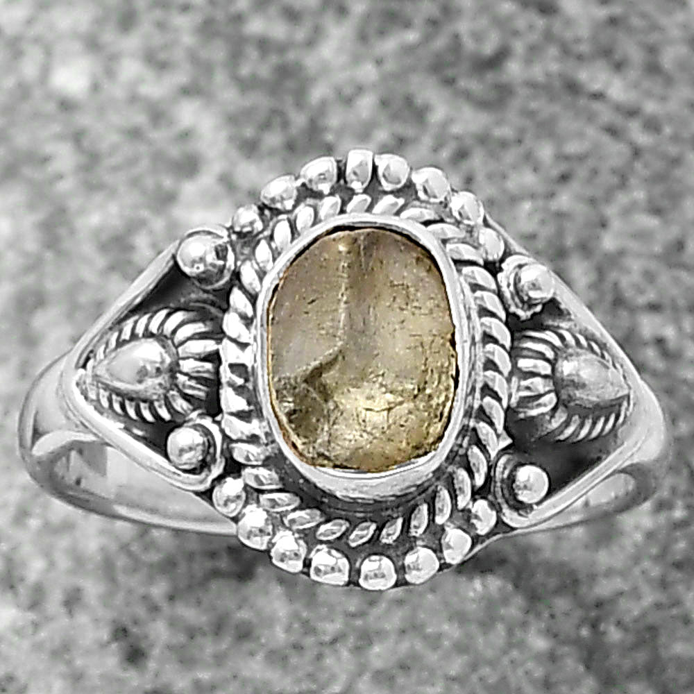 Natural Aquamarine Rough - Brazil Ring size-7.5 R-1300 SDR214495