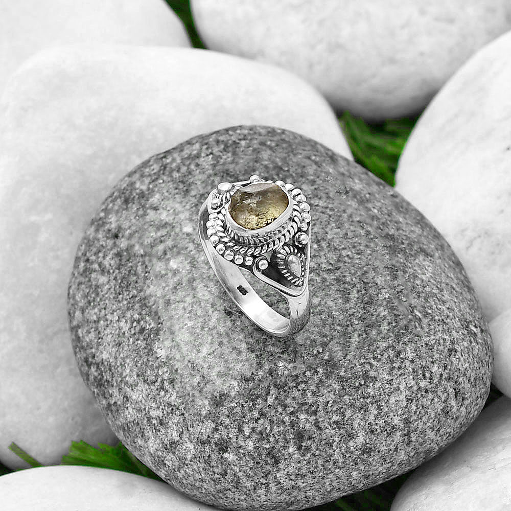 Natural Aquamarine Rough - Brazil Ring size-7.5 R-1300 SDR214495