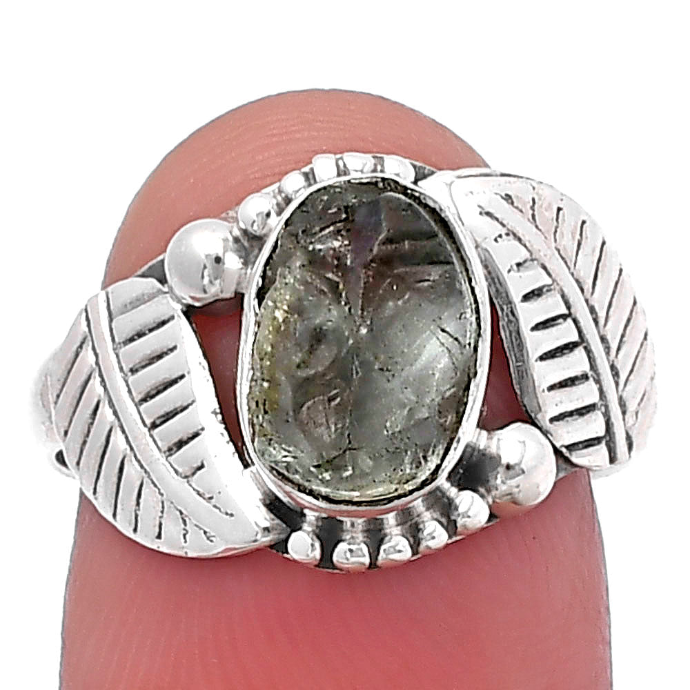 Natural Aquamarine Rough - Brazil Ring size-7.5 R-1272 SDR216137
