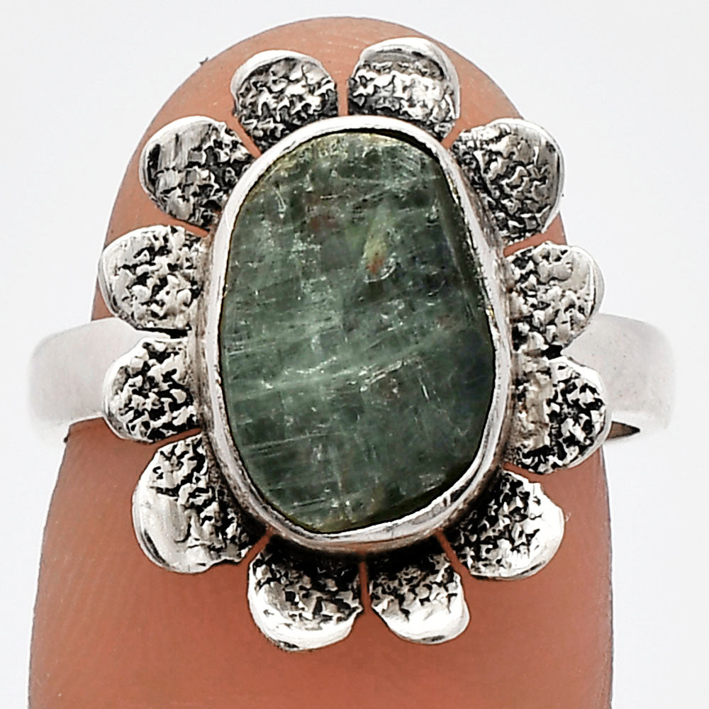 Natural Aquamarine Rough - Brazil Ring size-7 R-1241 SDR230082
