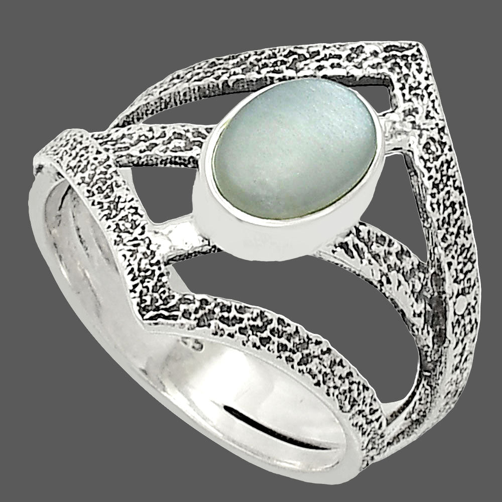 Natural Srilankan Moonstone Ring size-7 R-1471 SDR237998