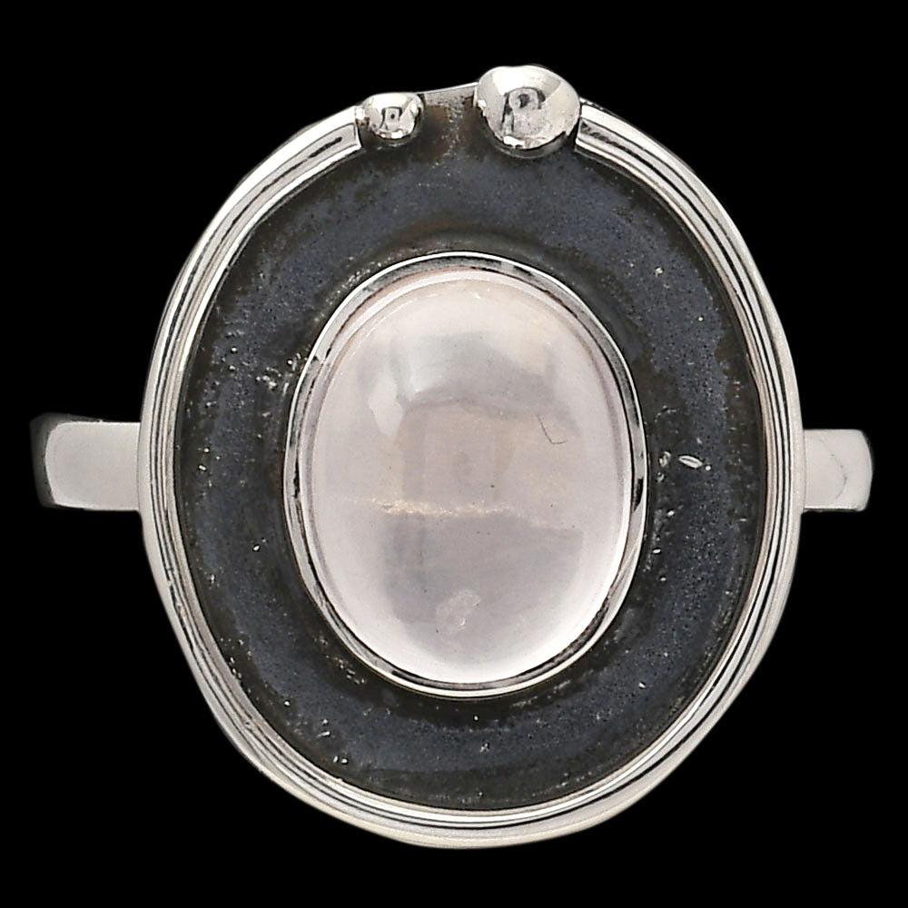 Natural Rose Quartz - Madagascar Ring size-8 R-1168 SDR245960