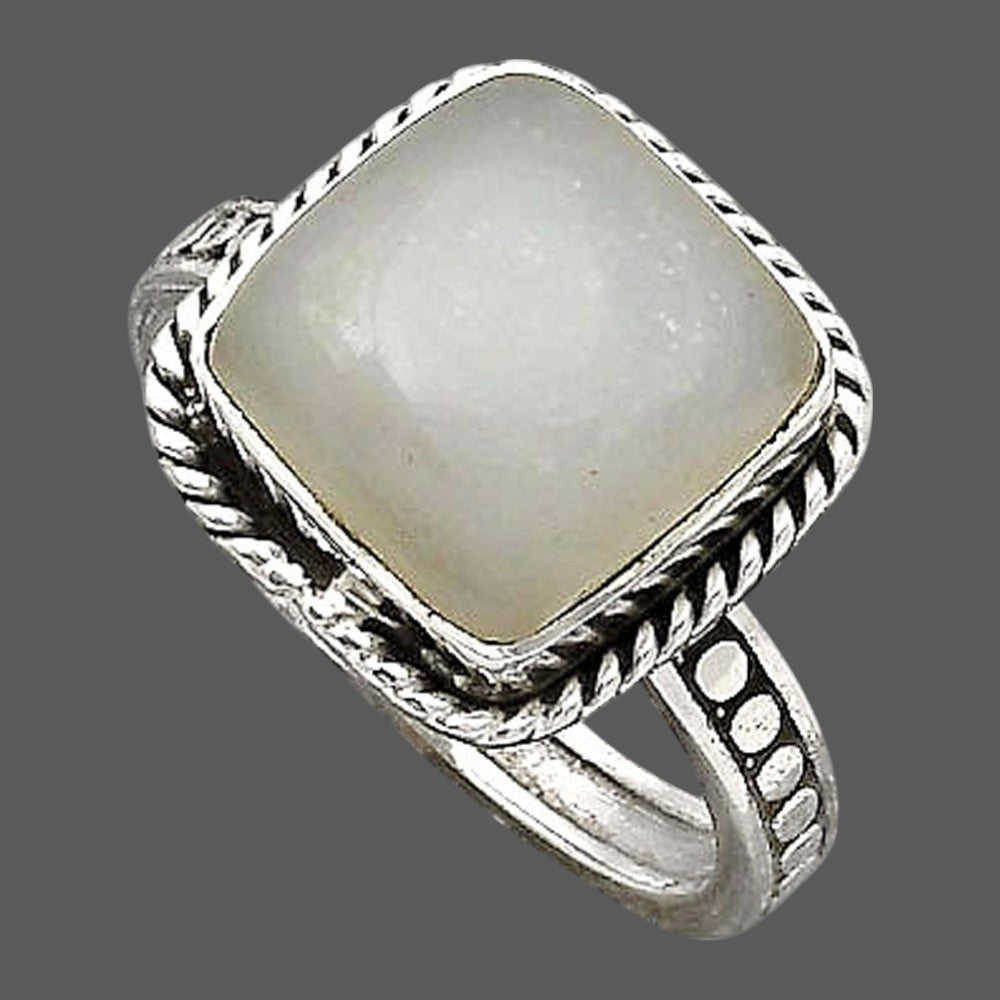 Natural Srilankan Moonstone Ring size-7 R-1066 SDR246176
