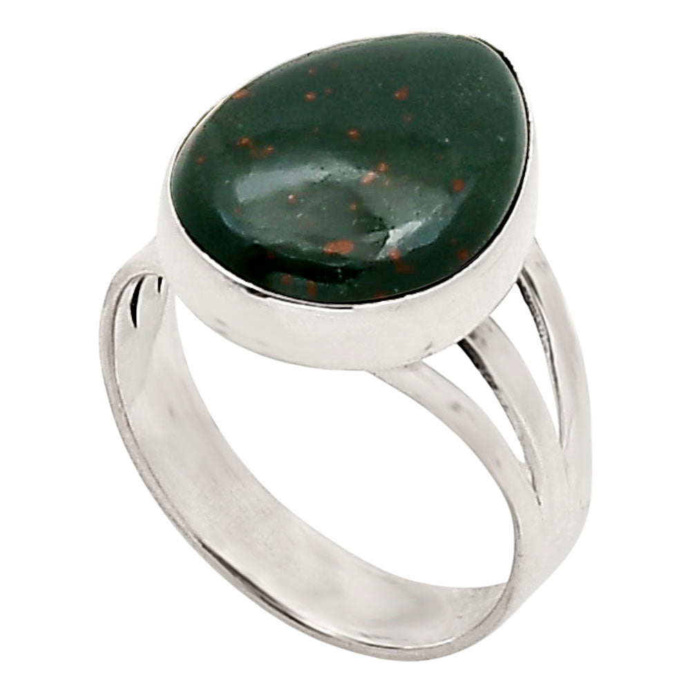 Blood Stone Ring size-8 R-1003 SDR249966