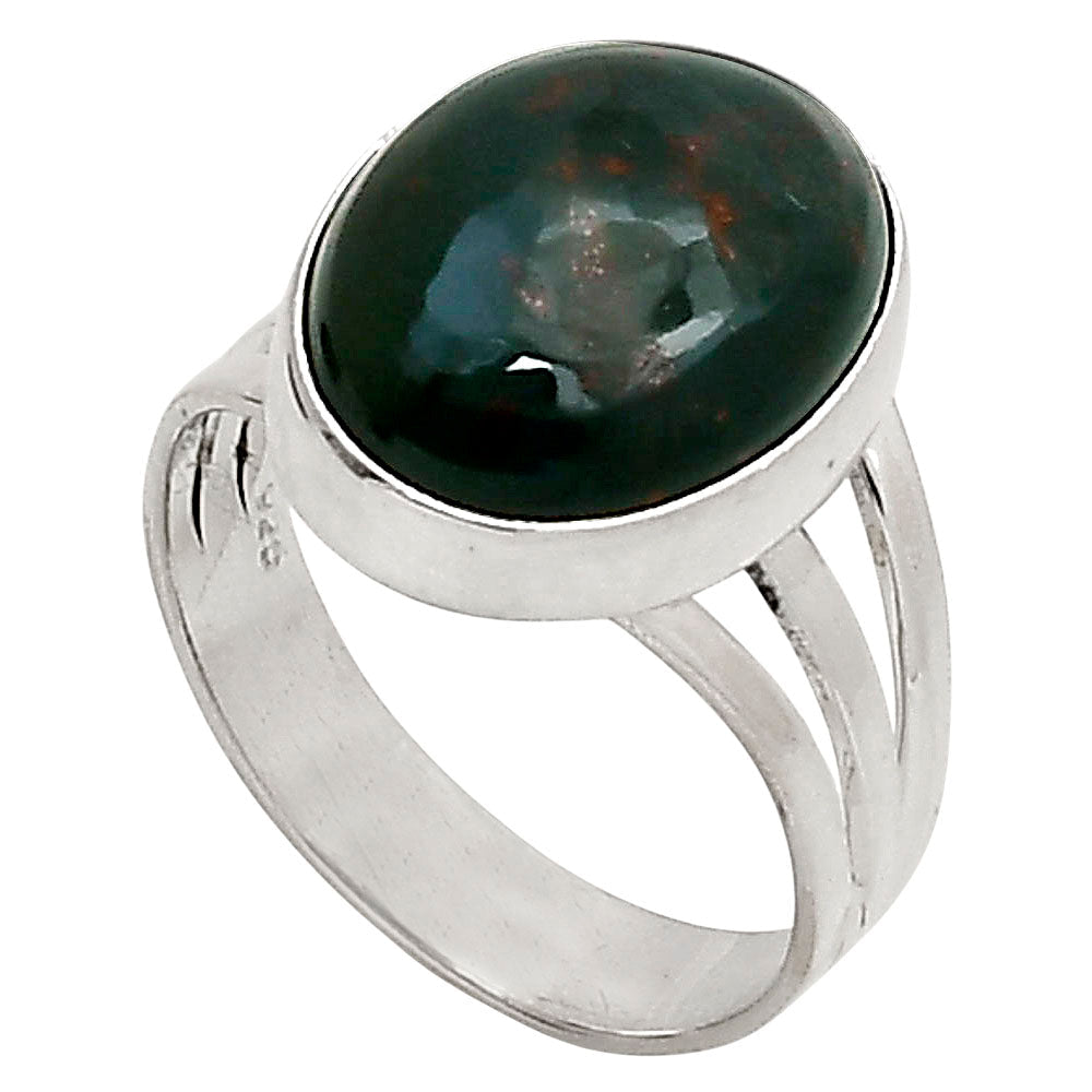 Blood Stone Ring size-8 R-1003 SDR249971