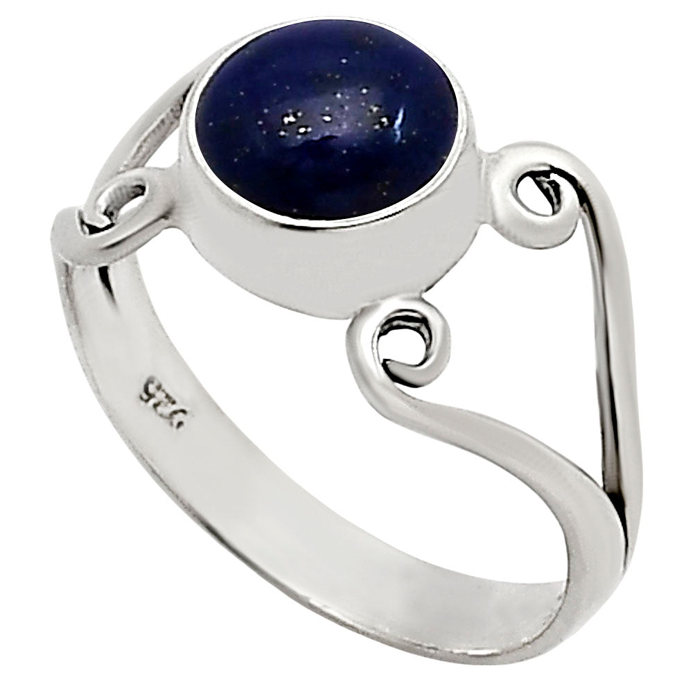 Lapis Lazuli Ring size-7 R-1574 SDR251743