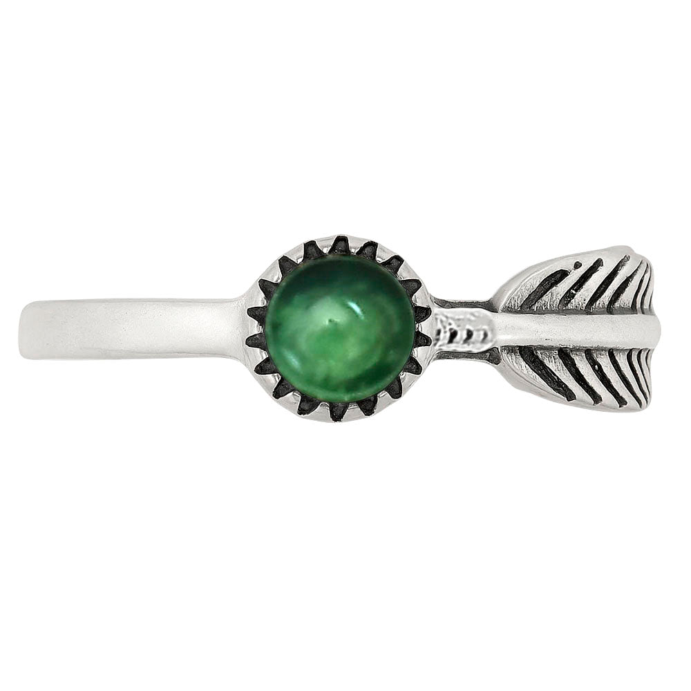 Green Onyx Ring size-7.5 R-1042 SDR251911