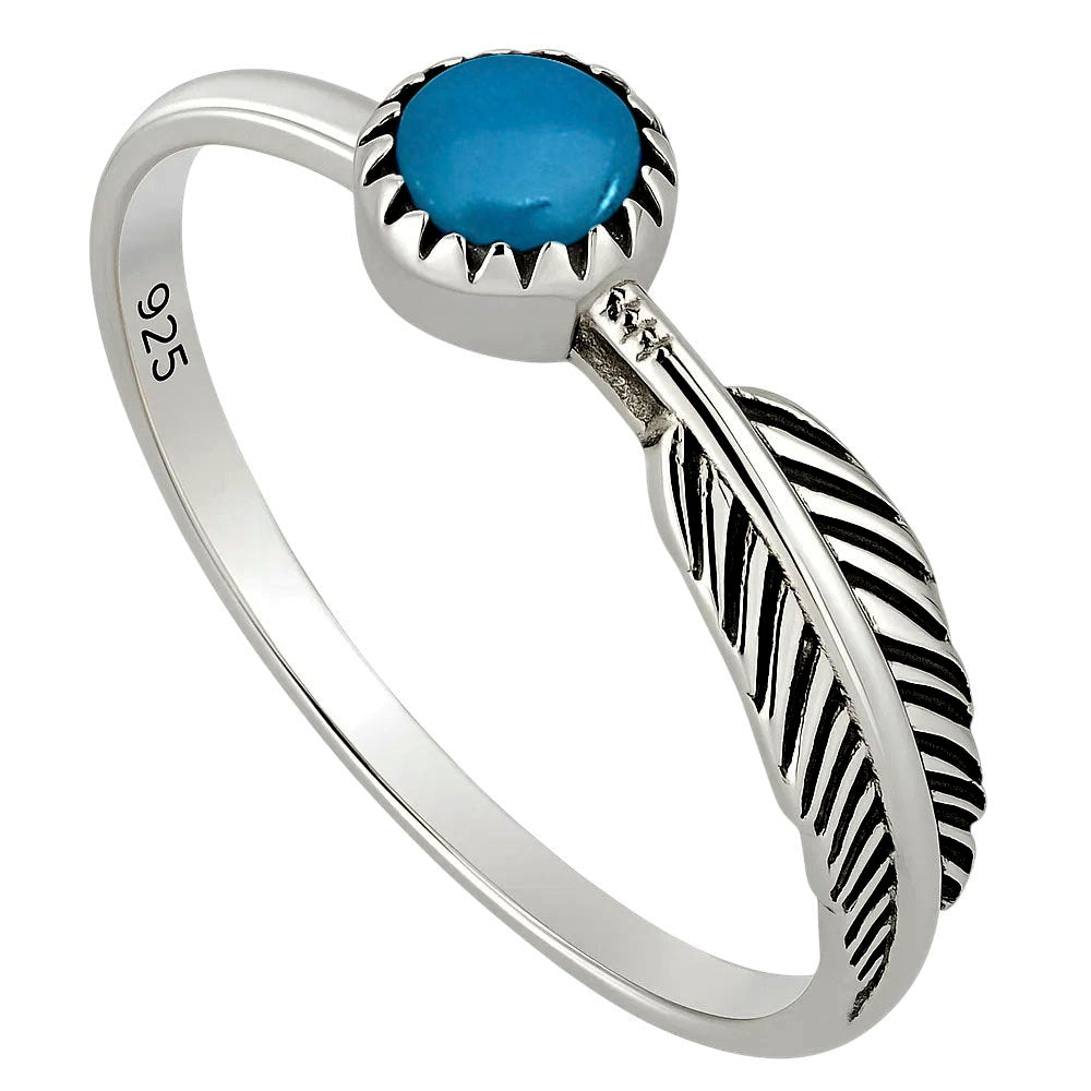 Sleeping Beauty Turquoise Ring size-4.5 R-1042 SDR251916